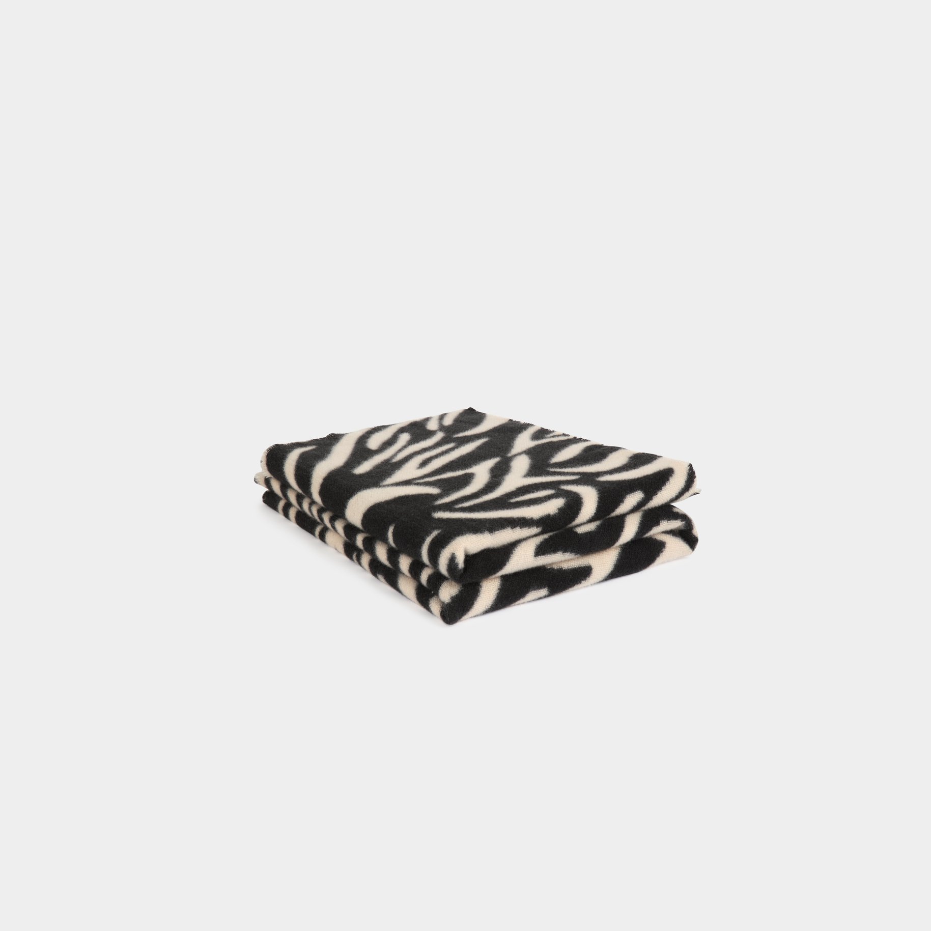 scarf with zebra print ivory women Scarf with zebra print ivory women