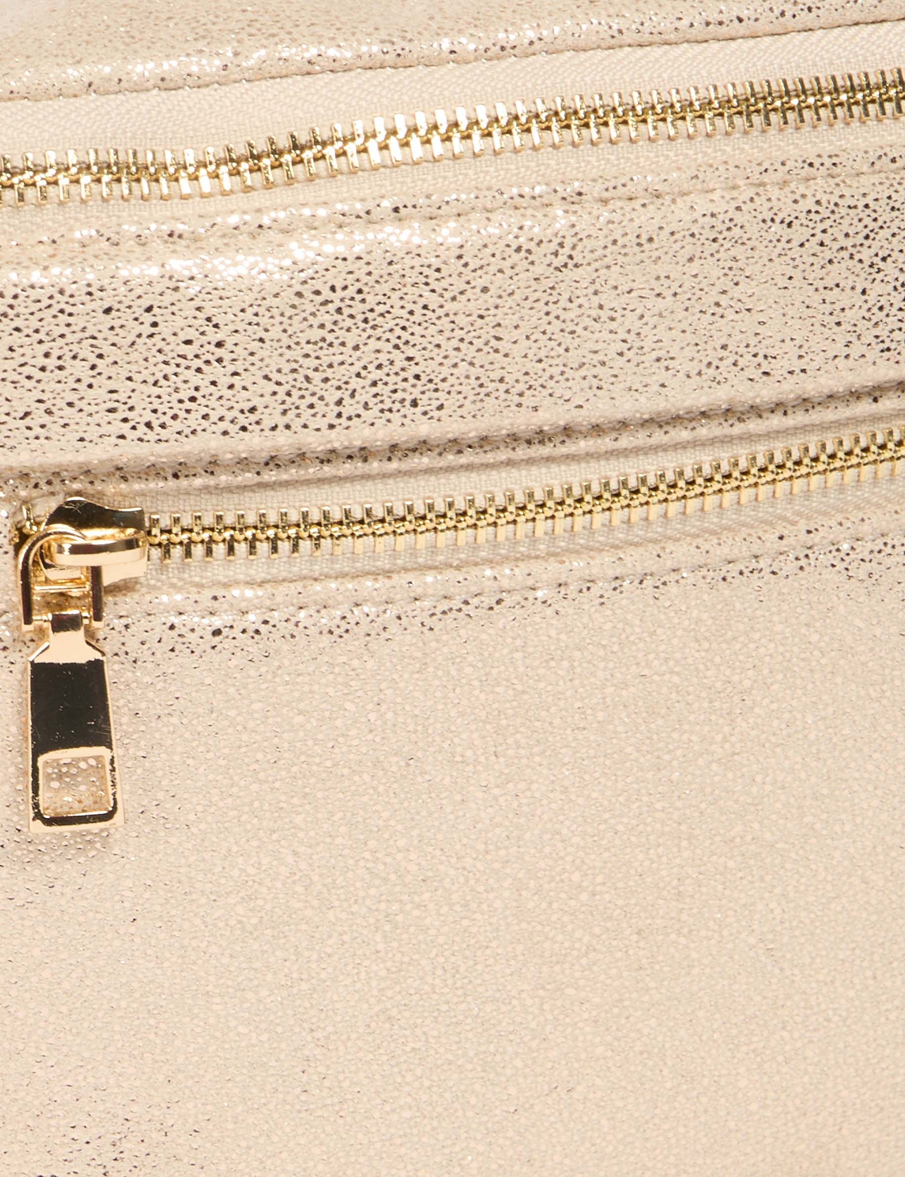 metallised sling bag gold yellow women null