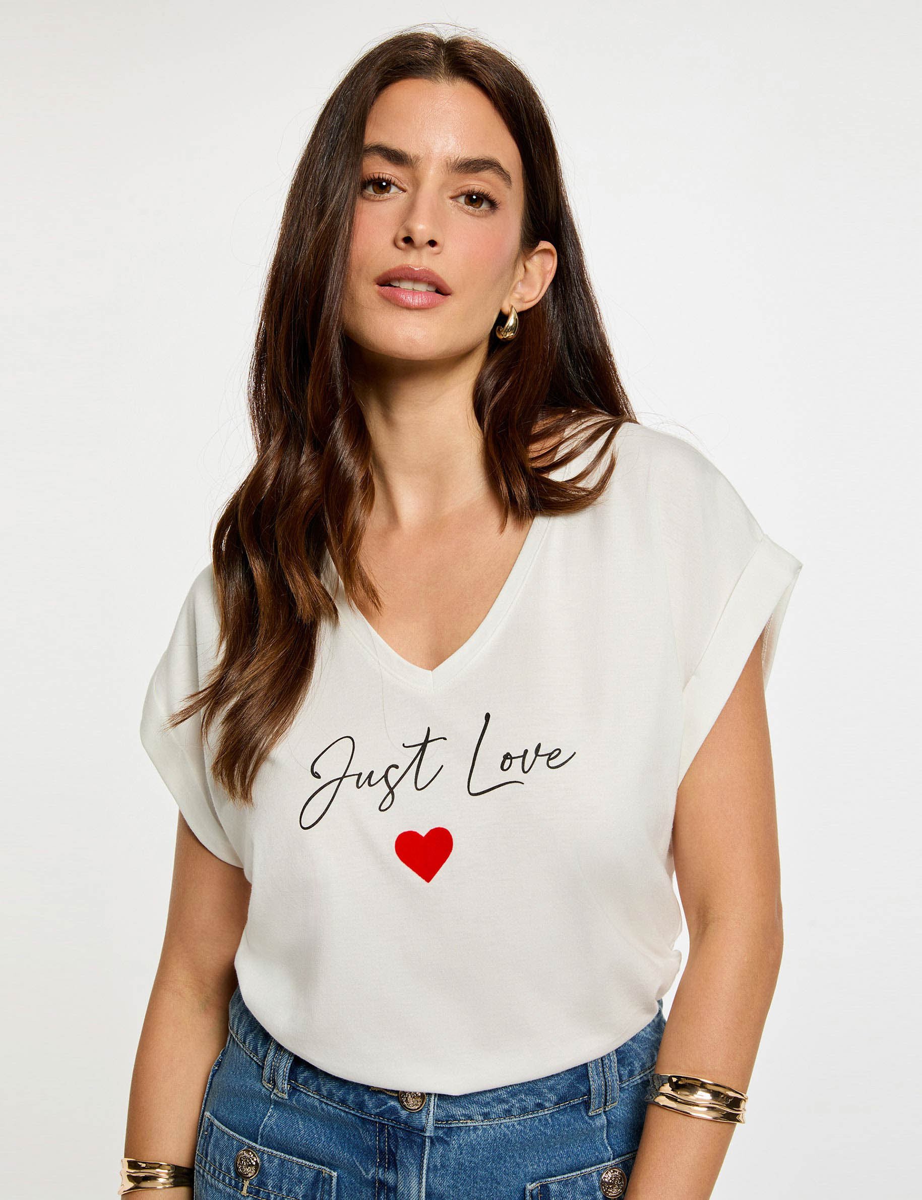 cropped v neck t shirt white women Cropped v-neck t-shirt white women