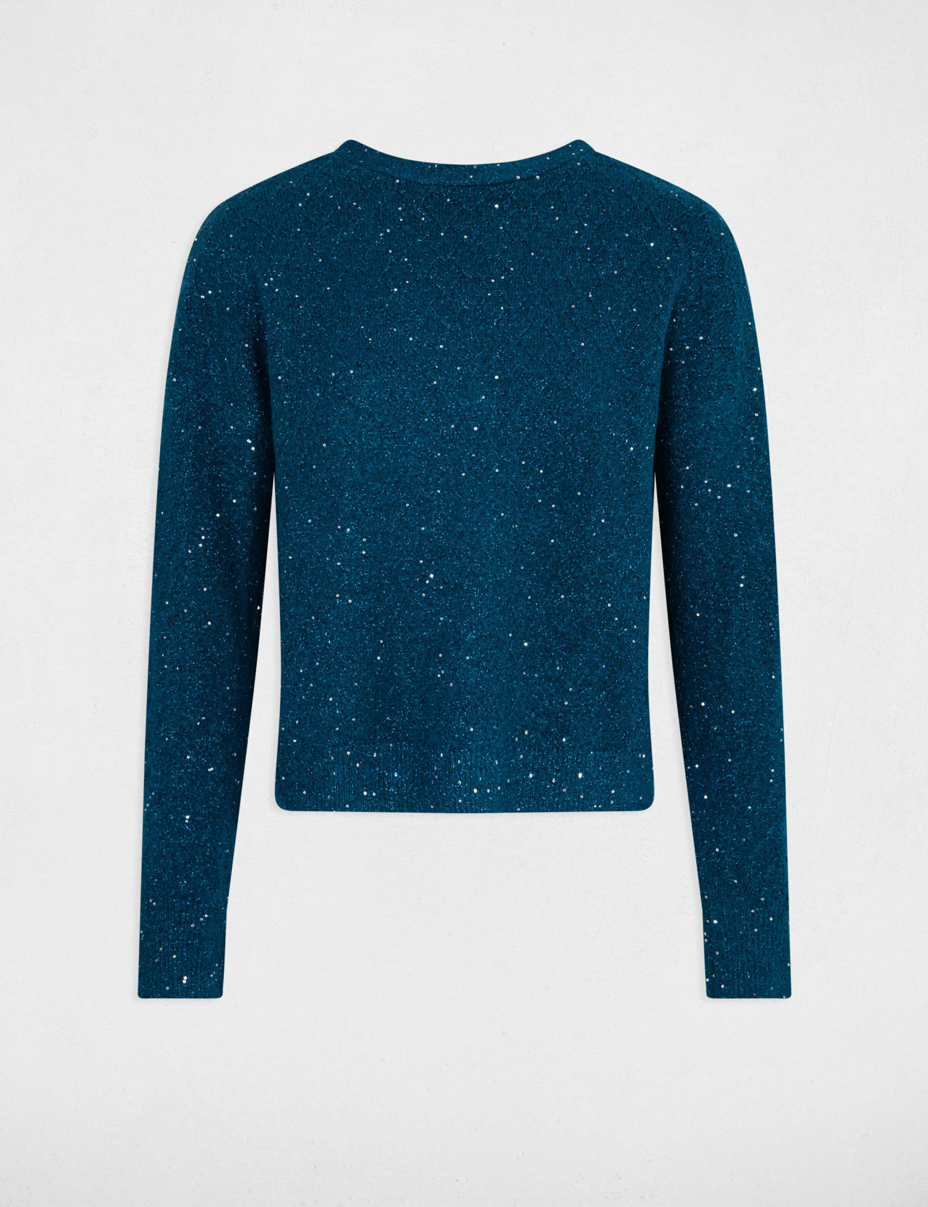 Long sleeved cardigan teal women Morgan
