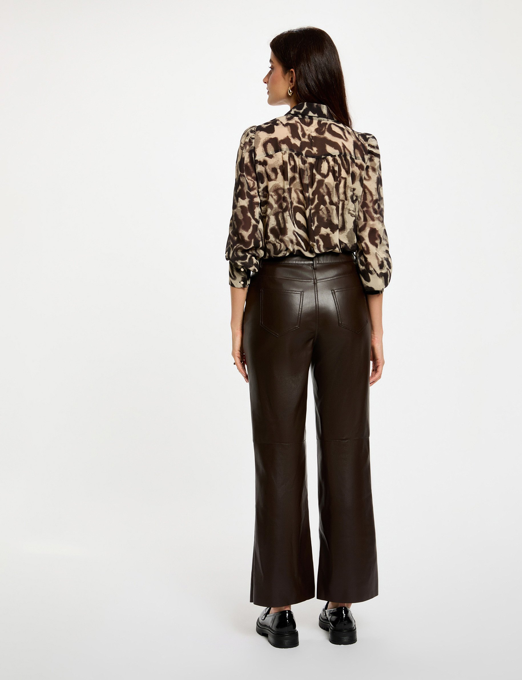 Printed voile shirt multicolor women