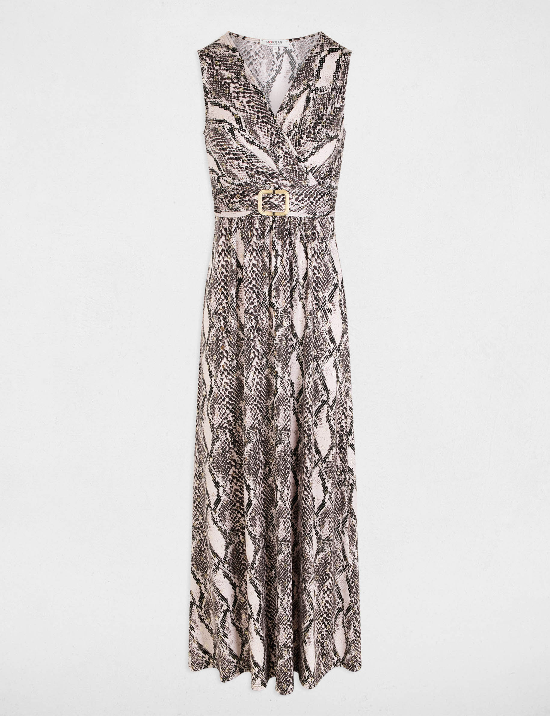 Long dress with neckline multicolor women