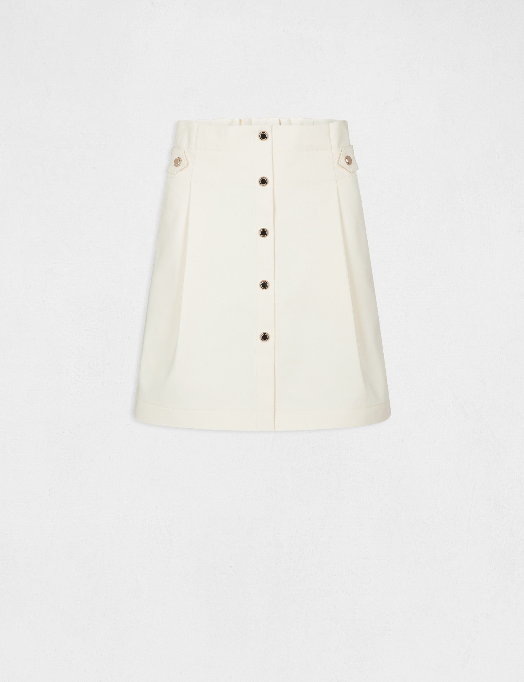 High waisted on sale ivory skirt