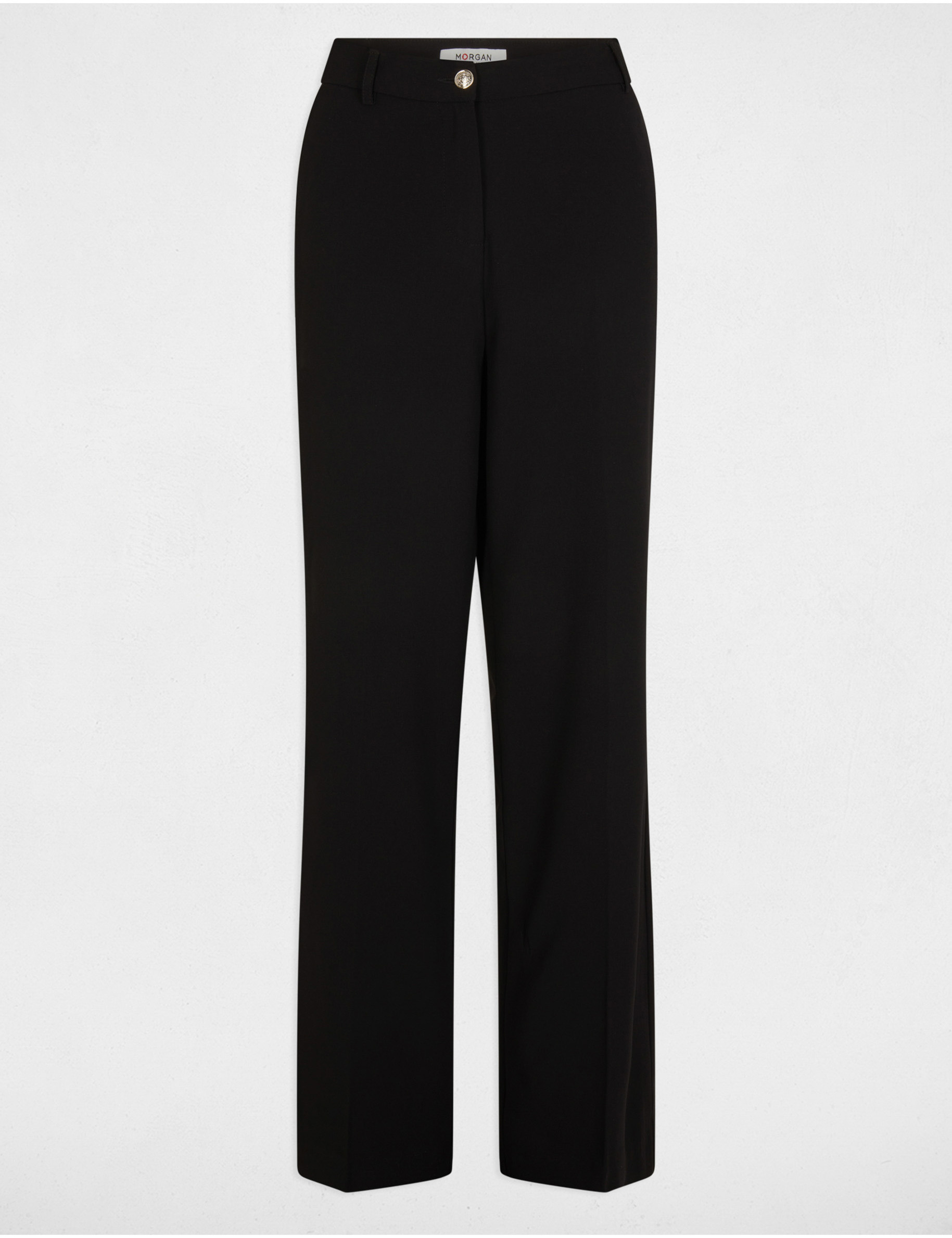 wide leg trousers with darts black women Wide leg trousers with darts black women