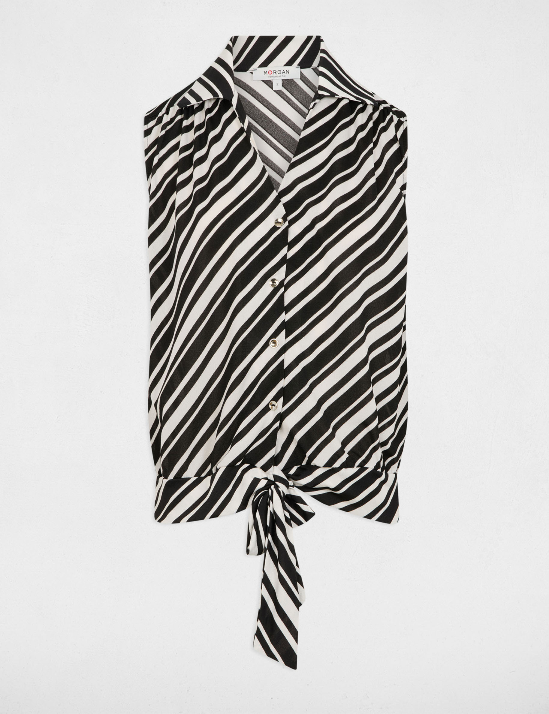 striped sleeveless vest top white women Striped sleeveless vest top white women