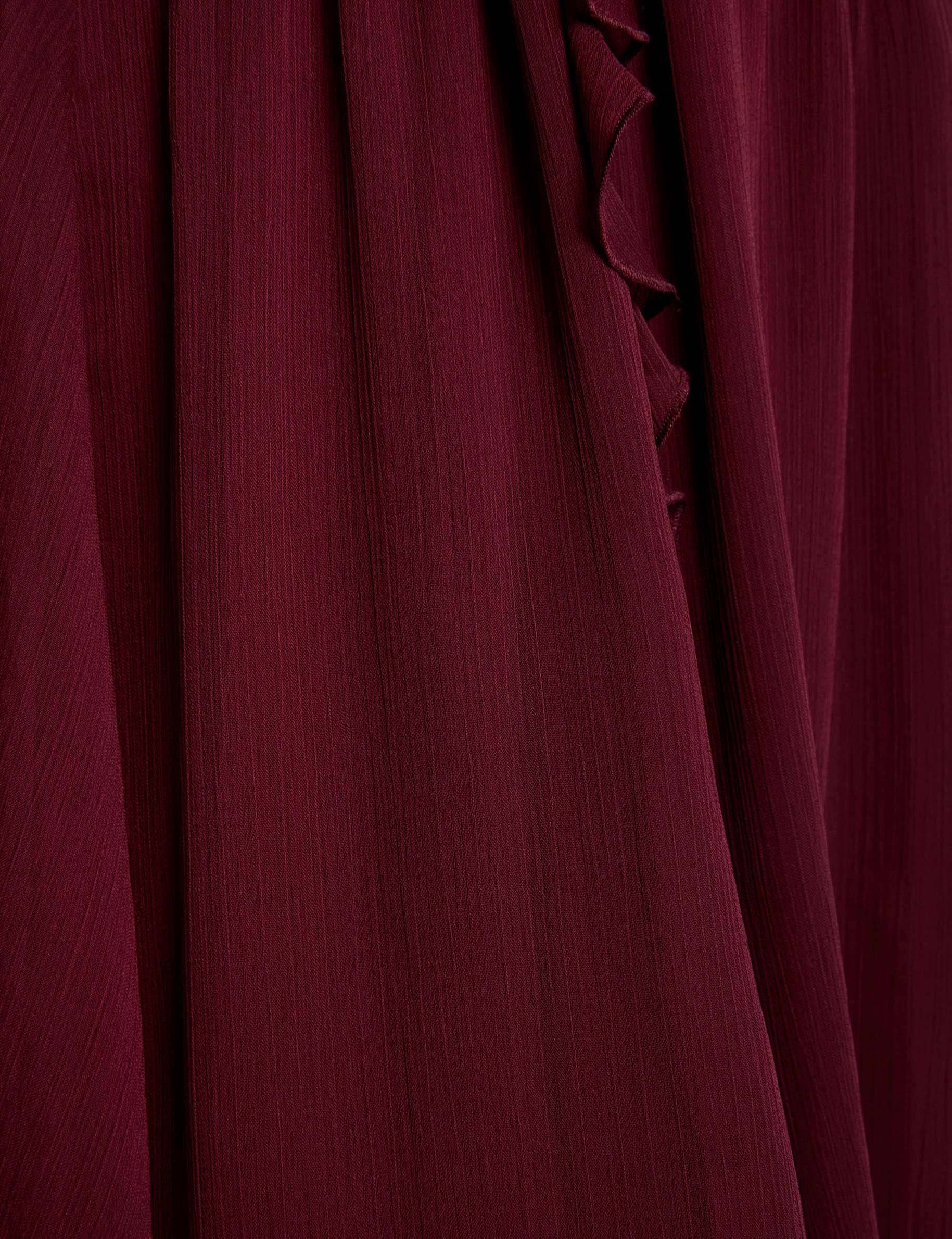 flowy short dress plum women null