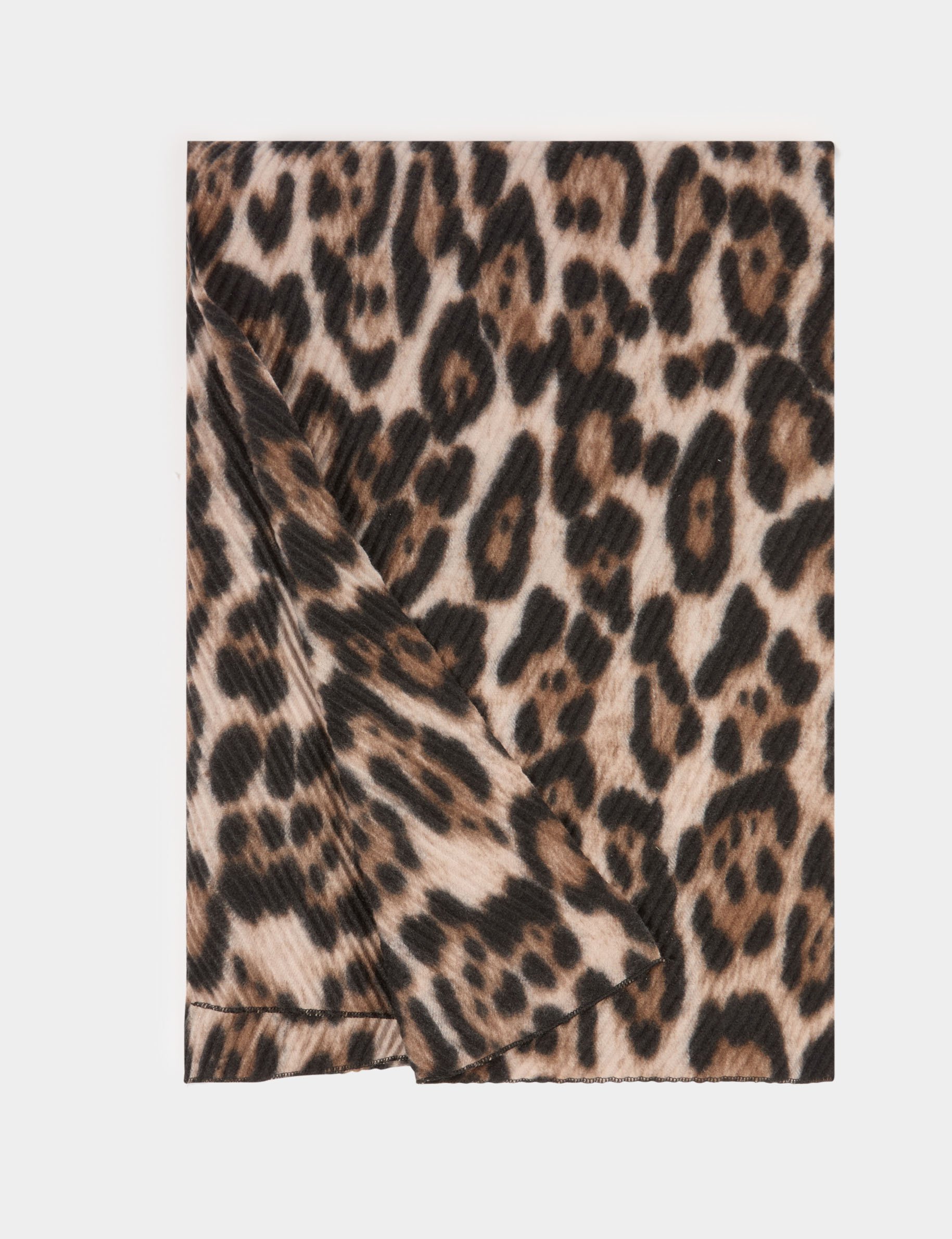 Pleated scarf multicolor women