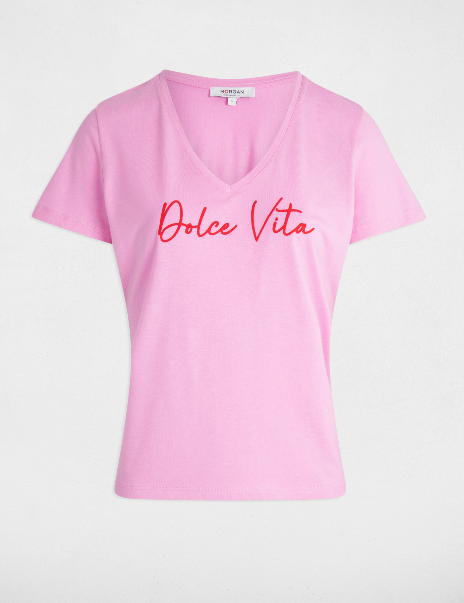 t shirt with message pink women T-shirt with message pink women