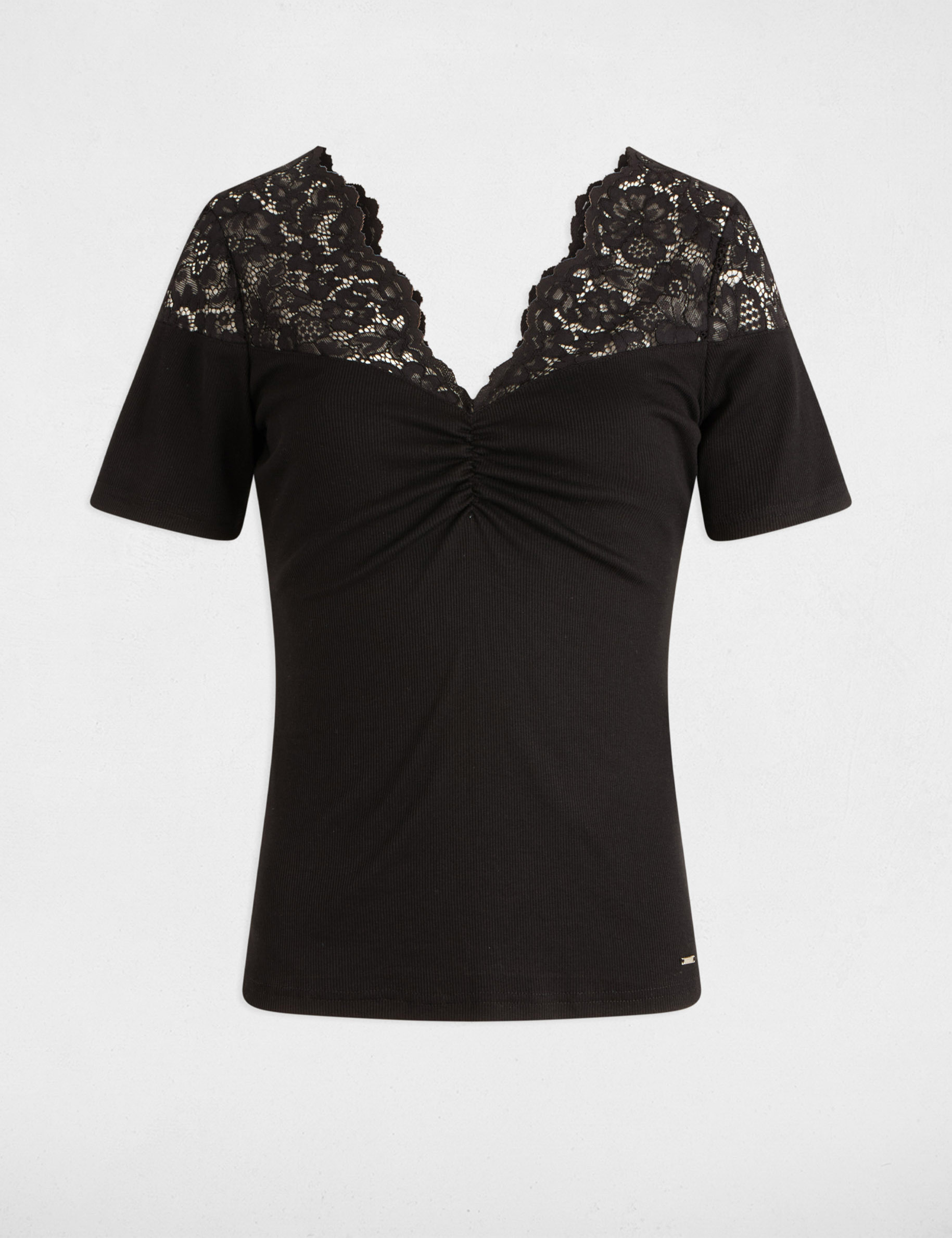 short sleeved t shirt black women Short-sleeved t-shirt black women