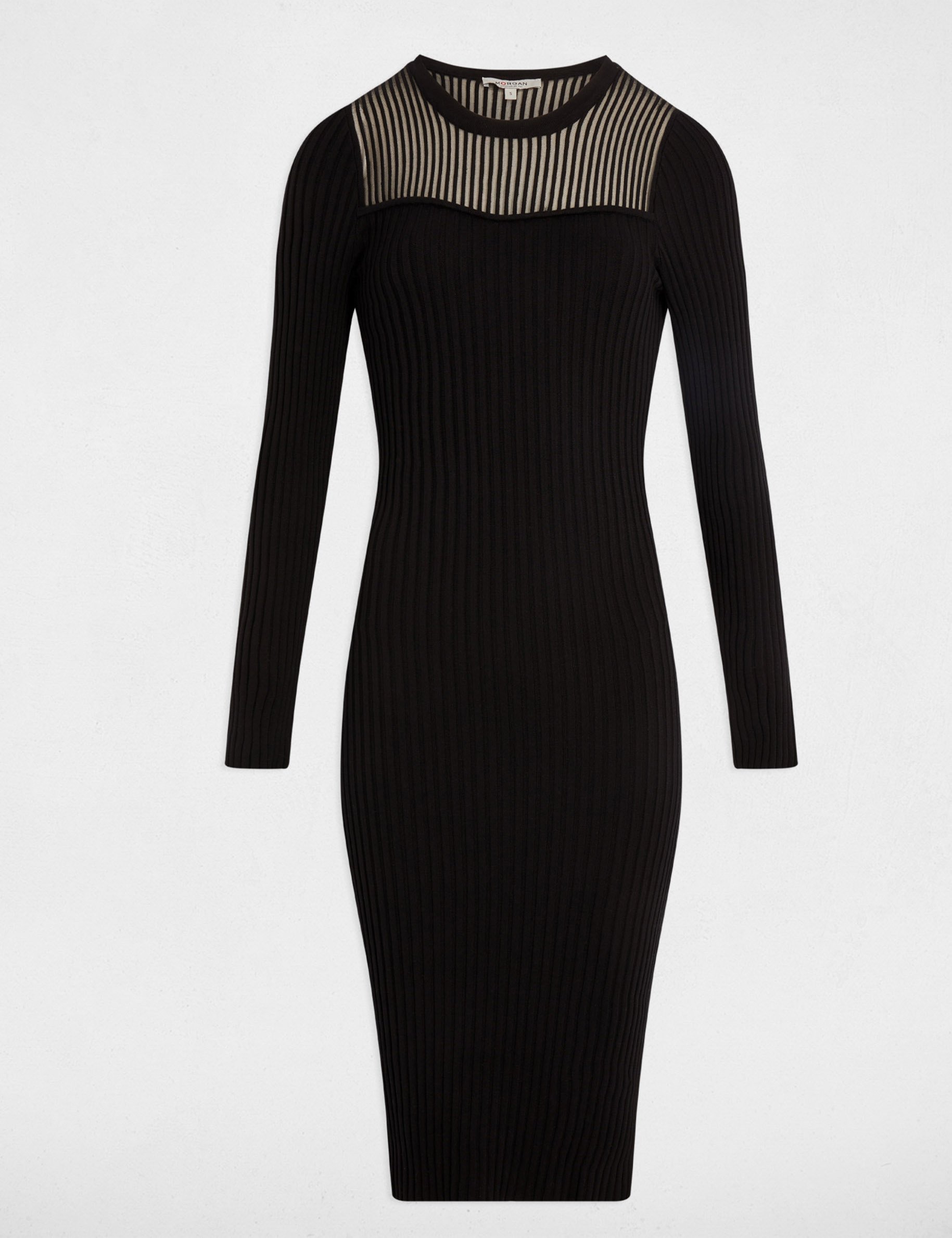 long openwork dress black women Long openwork dress black women