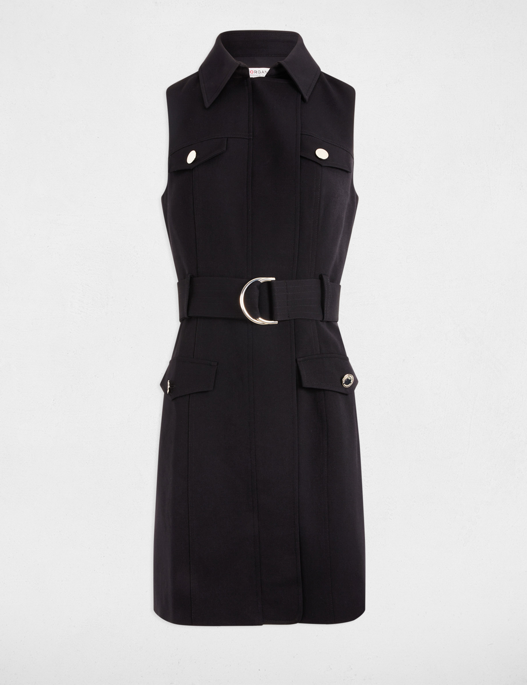 belted waisted mini dress black women Belted waisted mini dress black women