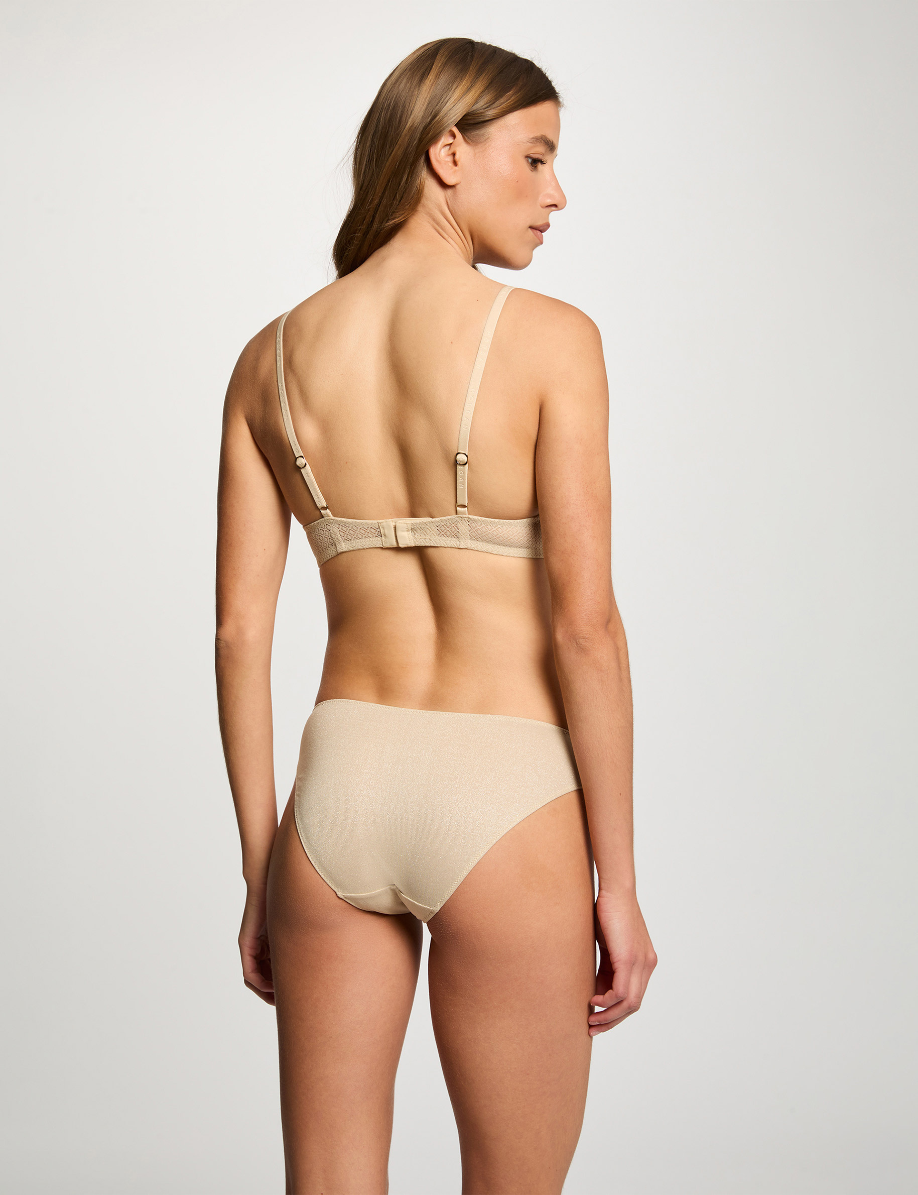 Padded bra beige women