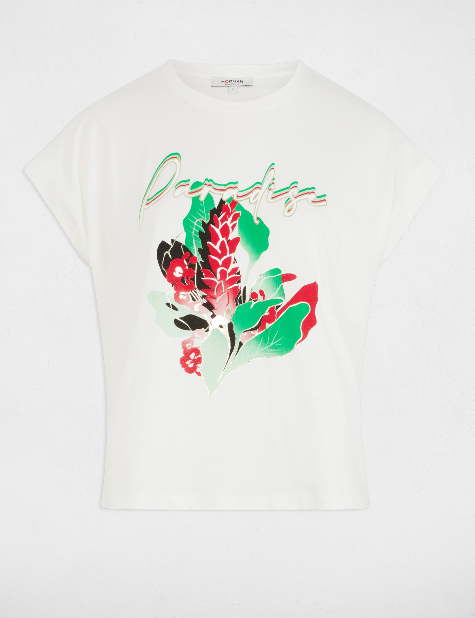 T-shirt with message white women
