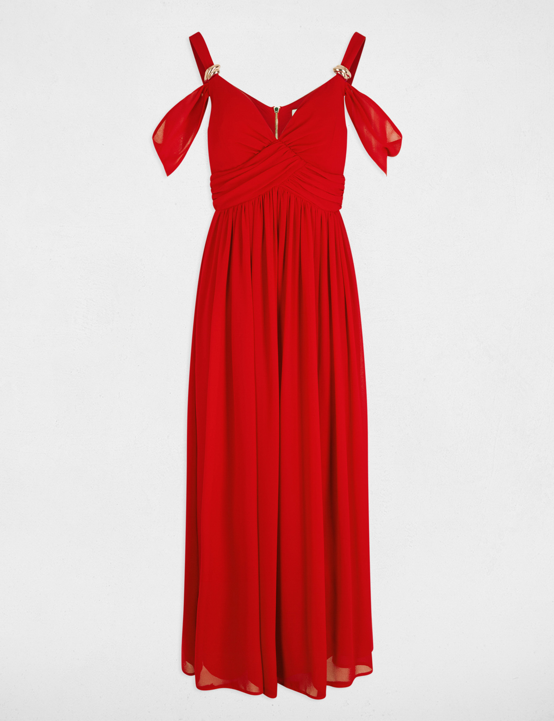 Long dress red women