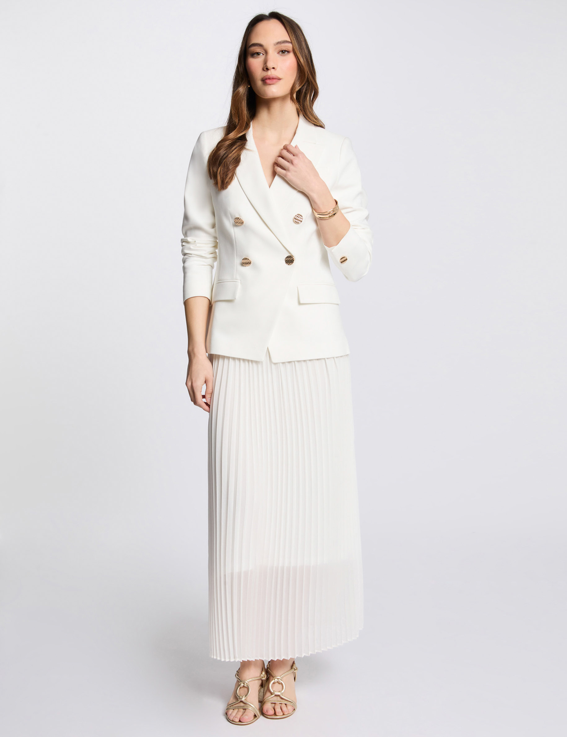 double breasted blazer white women Double breasted blazer white women