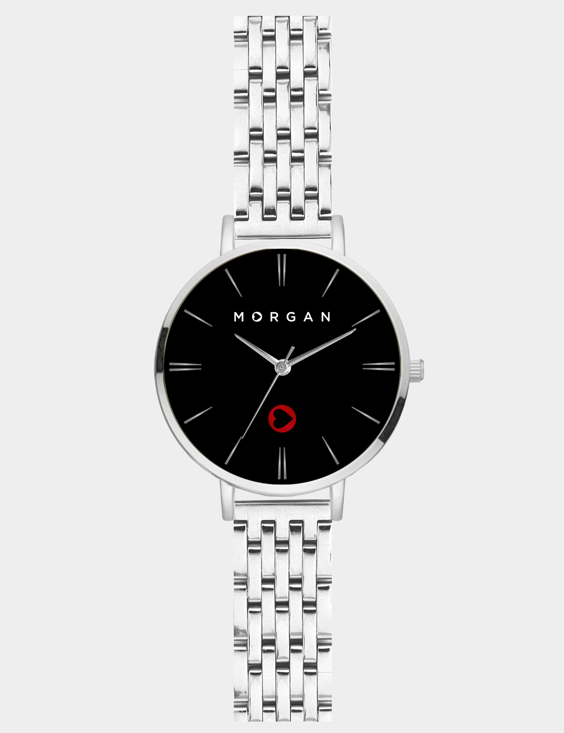 Watch silver color women