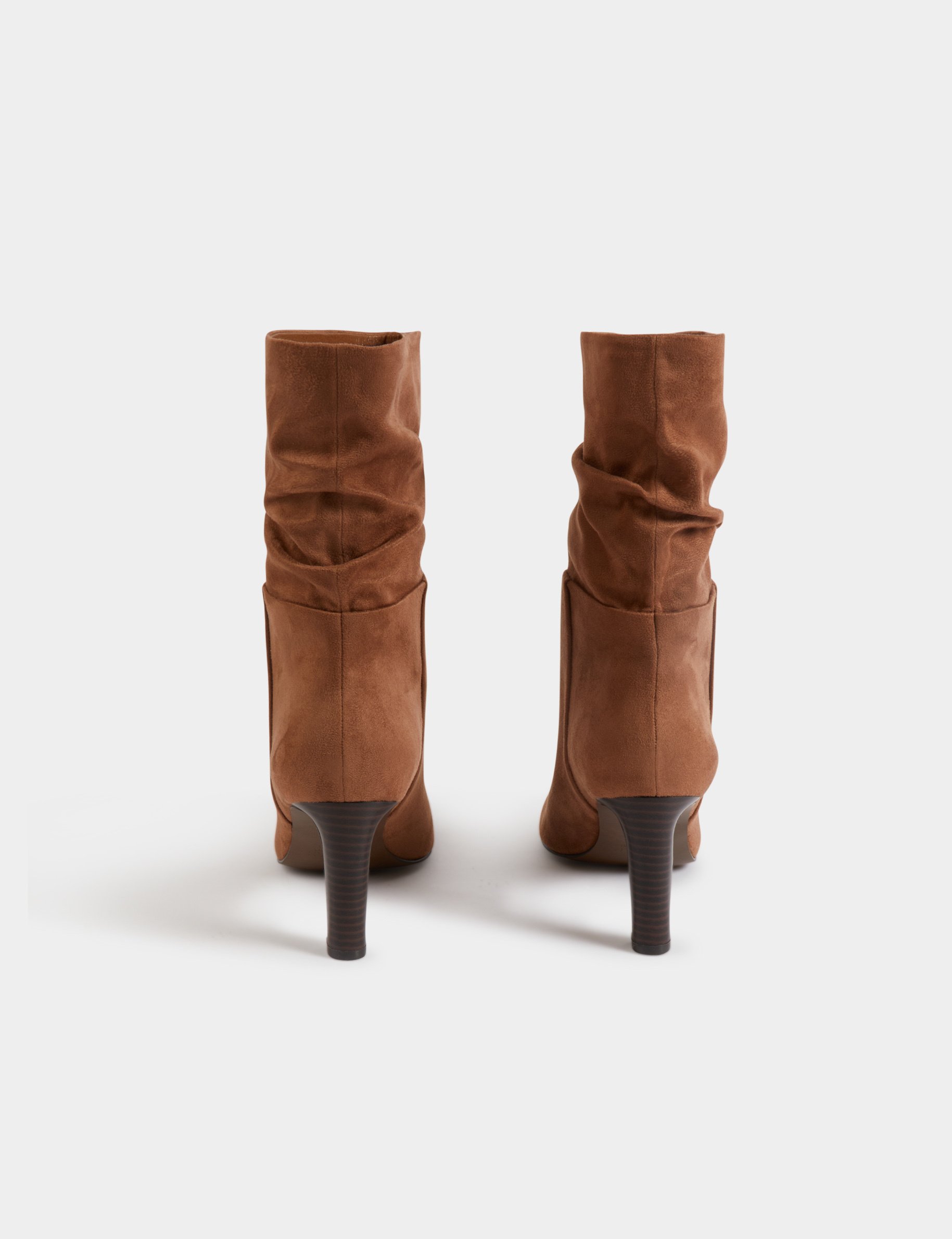 ruched boots beige women Ruched boots beige women