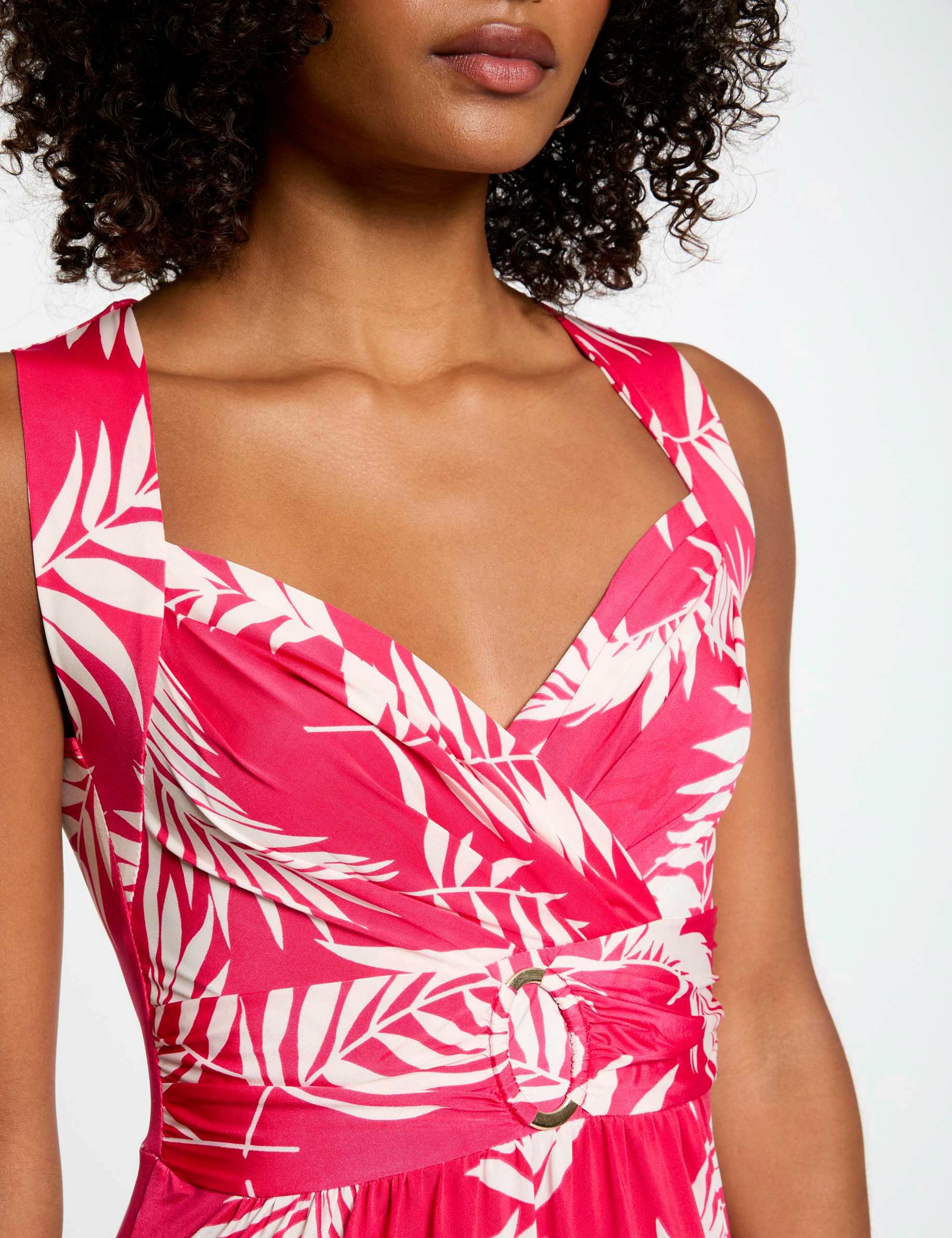 printed mini a line dress multicolor women Printed mini A-line dress multicolor women