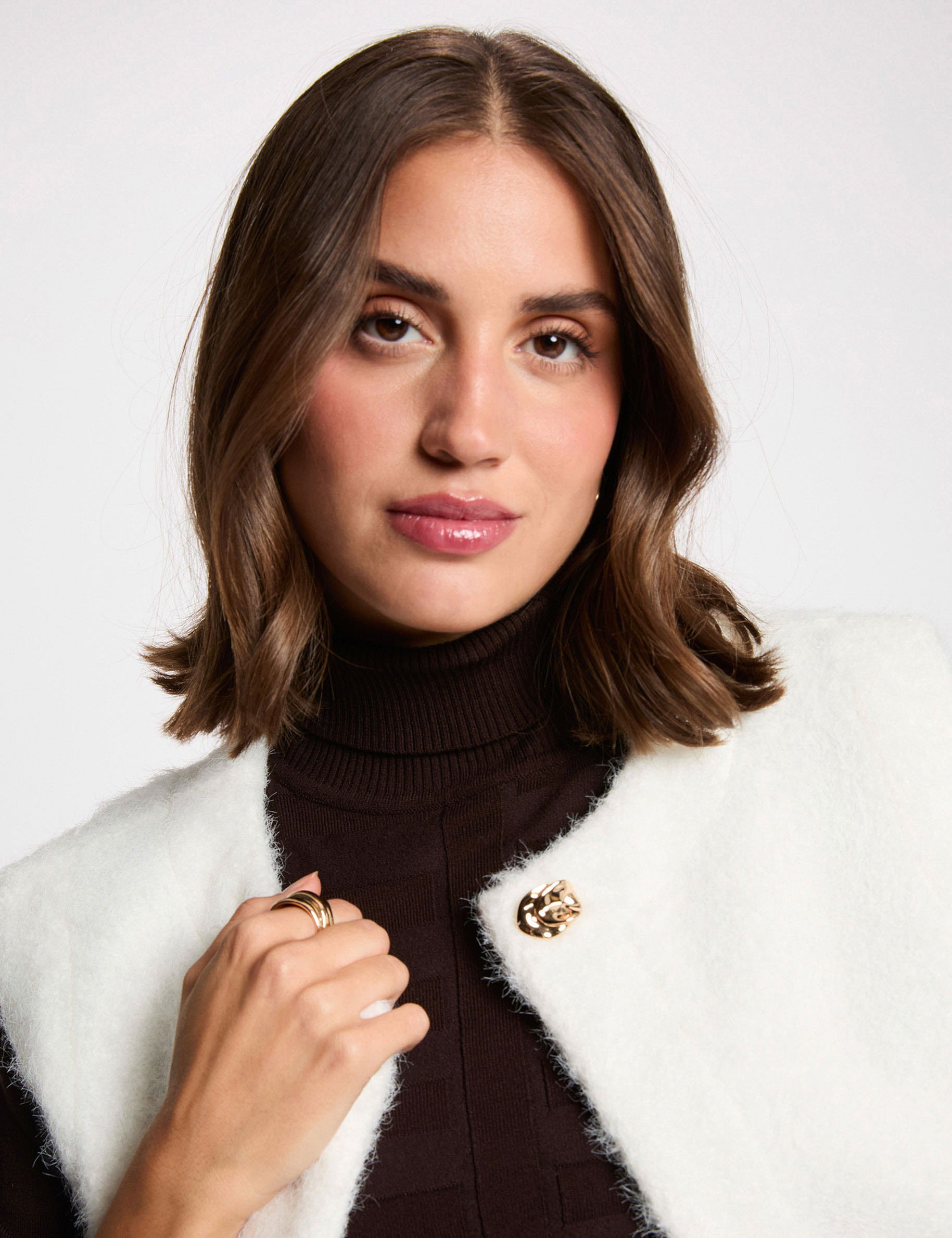 sleeveless jacket ivory women Sleeveless jacket ivory women