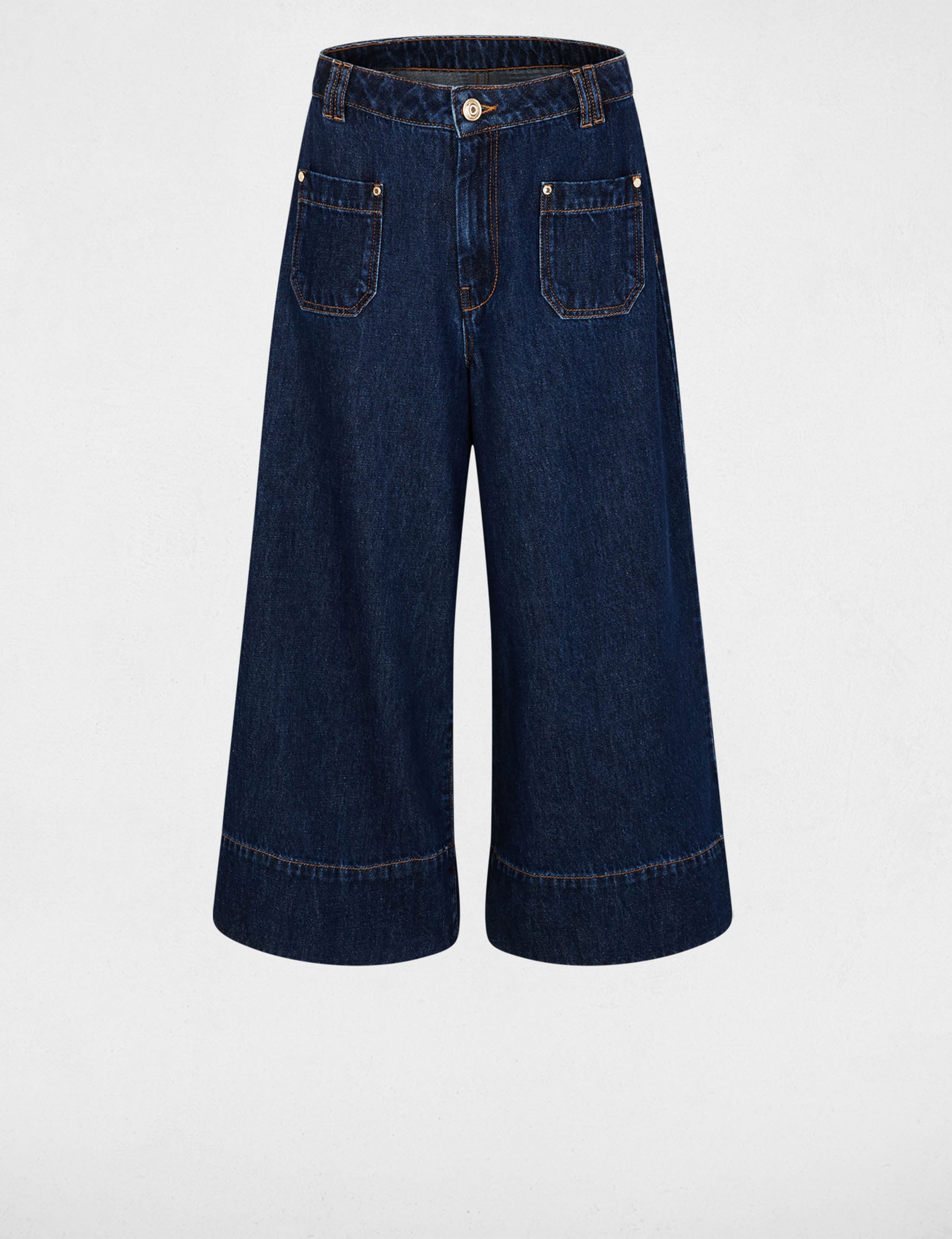 High-waisted shorts blue women