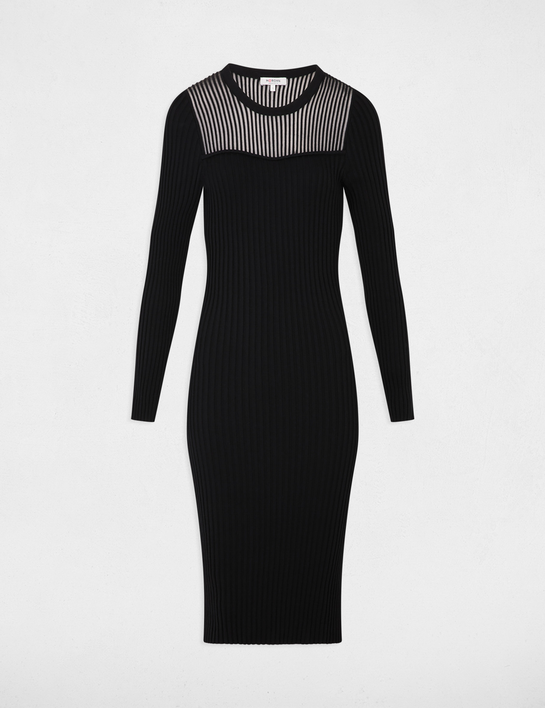 long openwork dress black women Long openwork dress black women