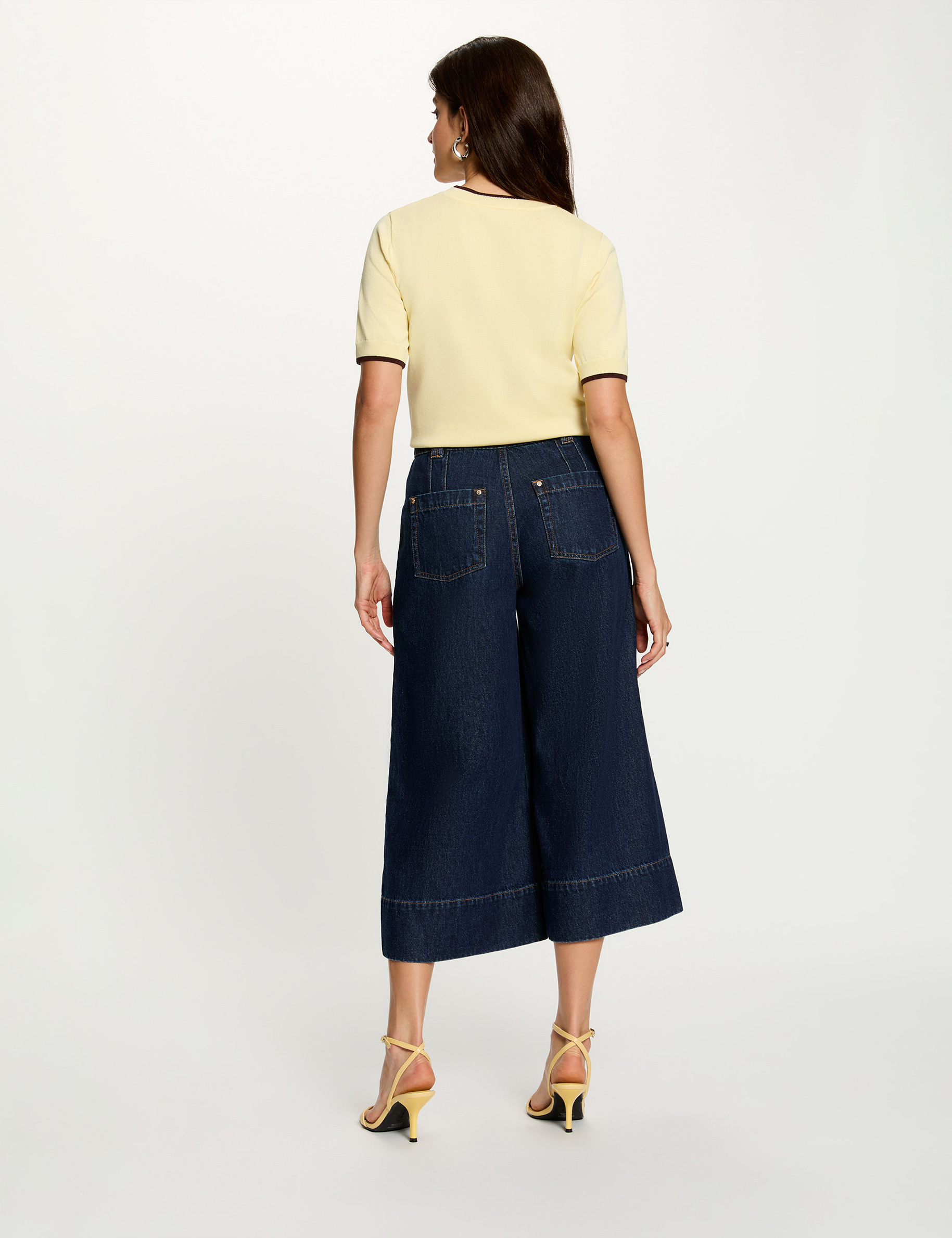 High-waisted shorts blue women