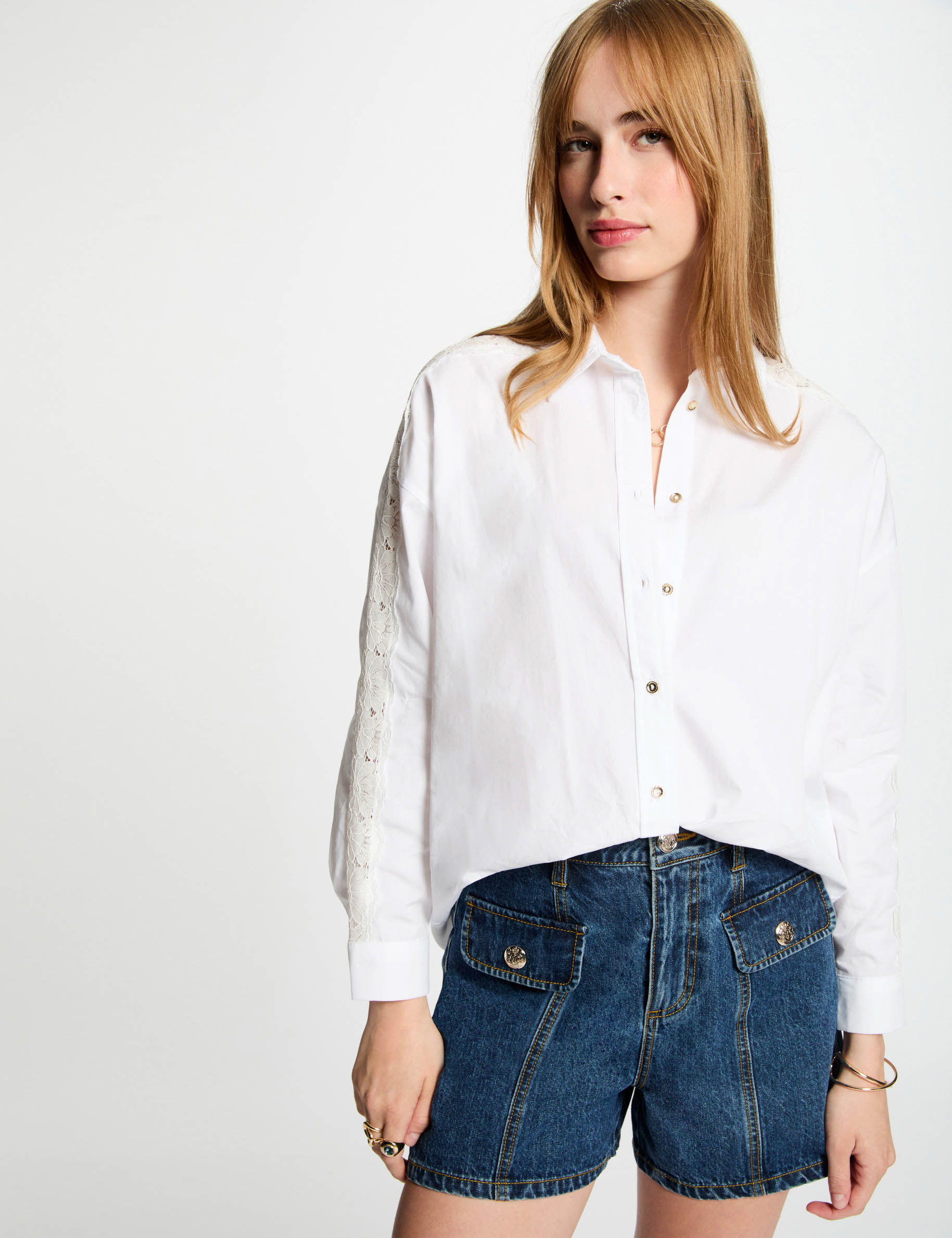 long sleeved shirt white women Long-sleeved shirt white women