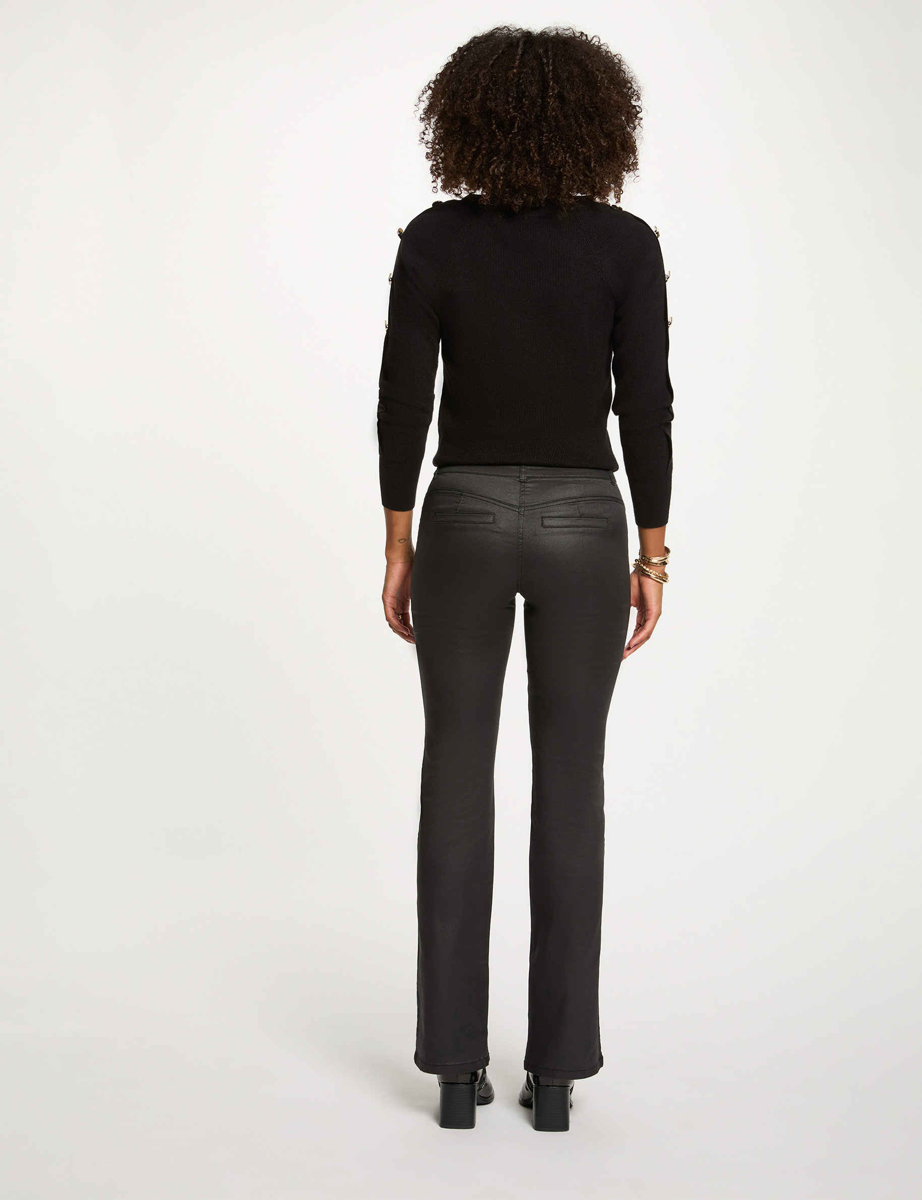Jumper with boat neck black women