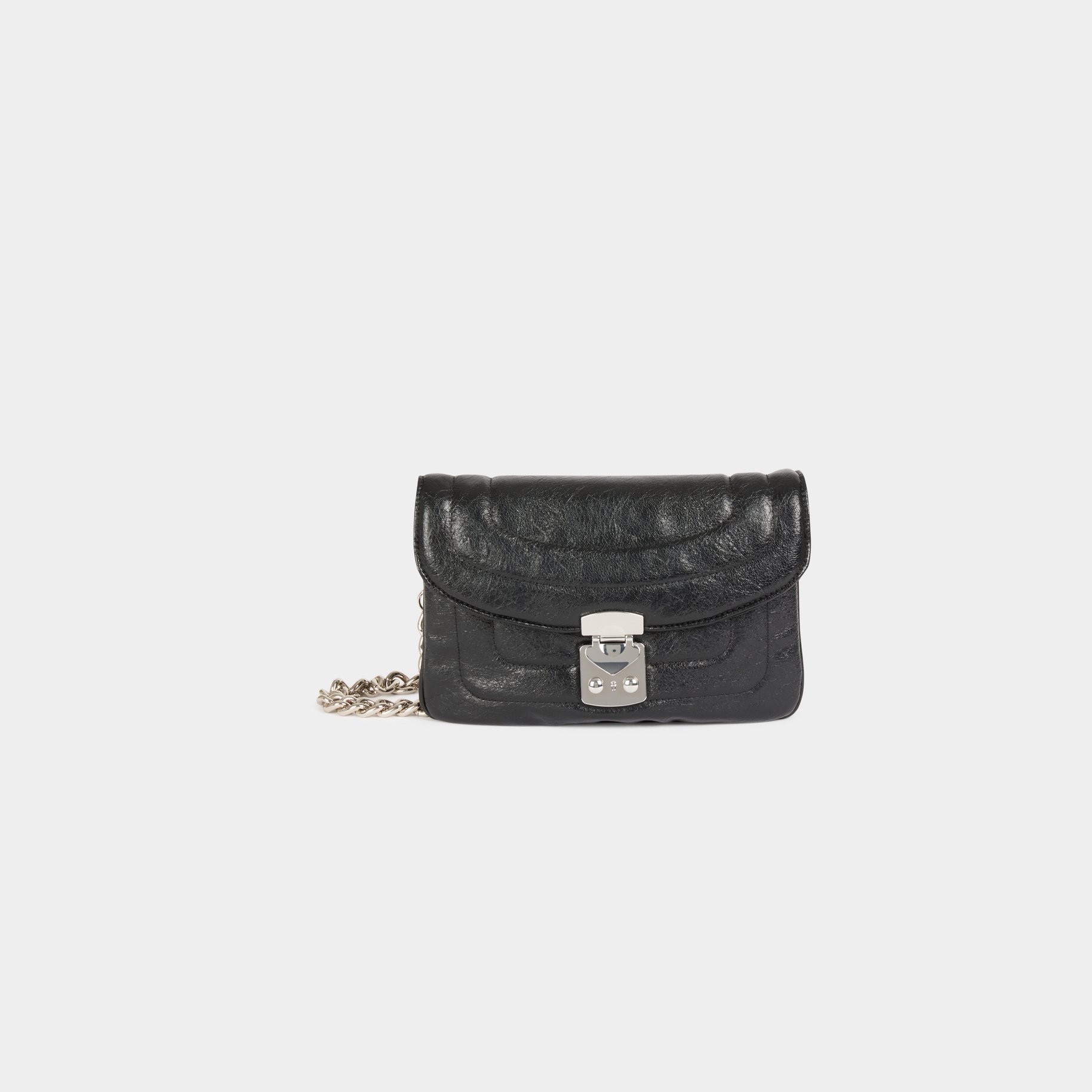 bag with chain handle black women Bag with chain handle black women