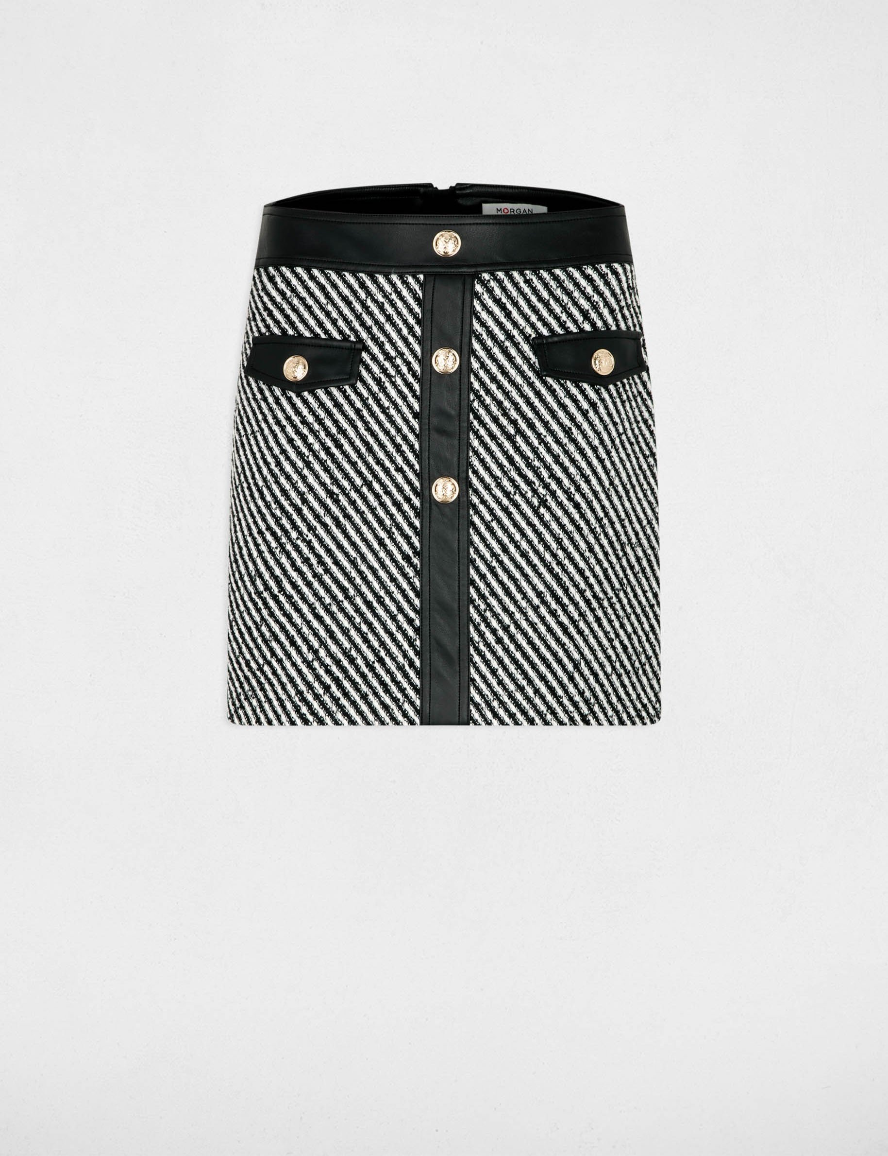 Fitted short skirt black women