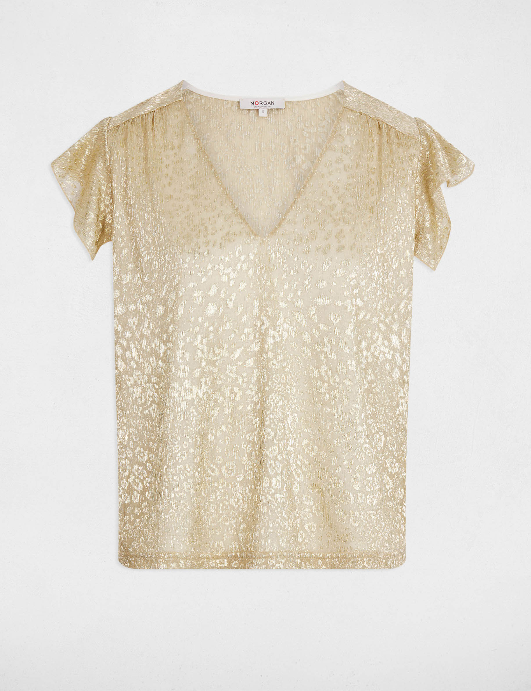 sleeveless v neck t shirt gold yellow women Sleeveless V-neck t-shirt gold yellow women