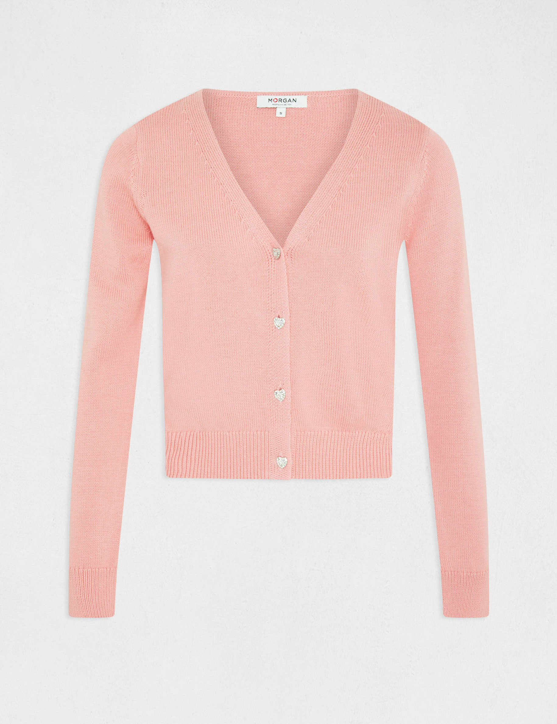 Cardigan rose online pale femme