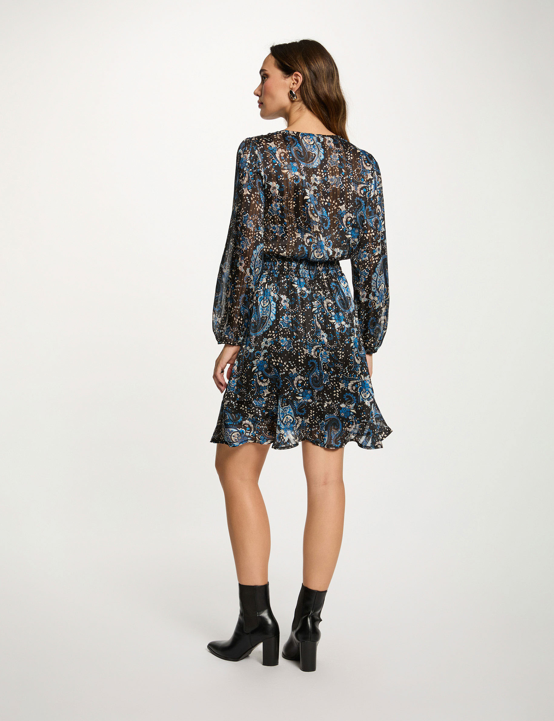 short wrap dress multicolor women Short wrap dress multicolor women