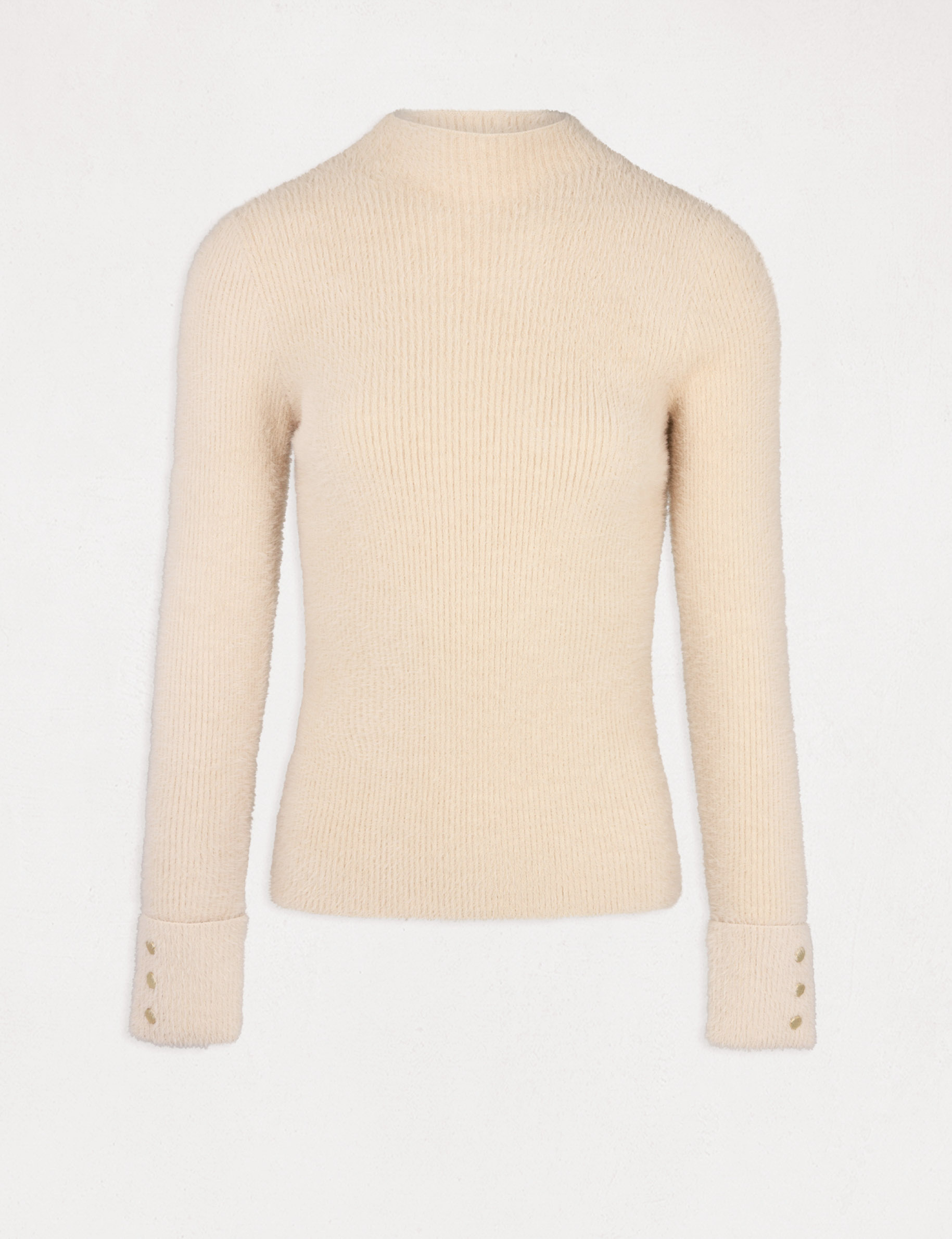 Messina Hembry Clothing Ltd Vintage Chaps Size M Flecked Button Neck Jumper  Sweater in Beige - ShopStyle Knitwear