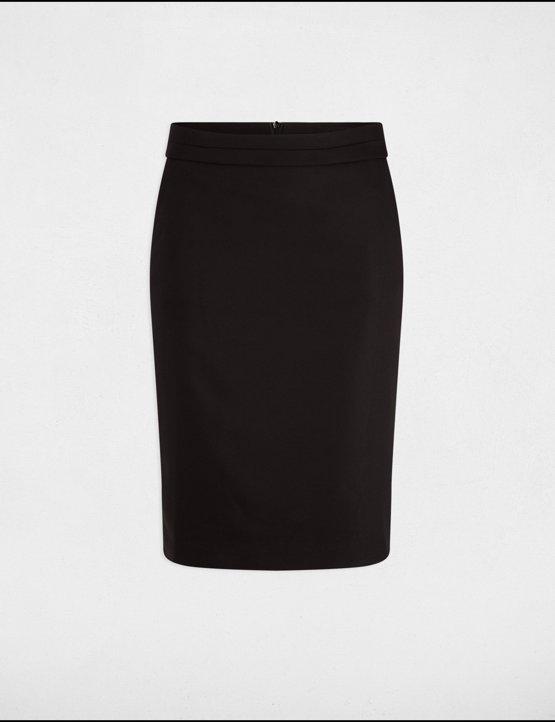 Knee-length pencil skirt black women | Morgan