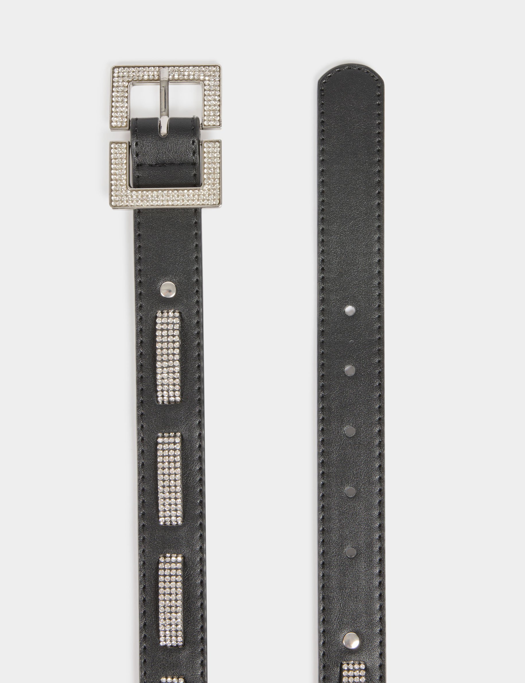 Strass belt black women