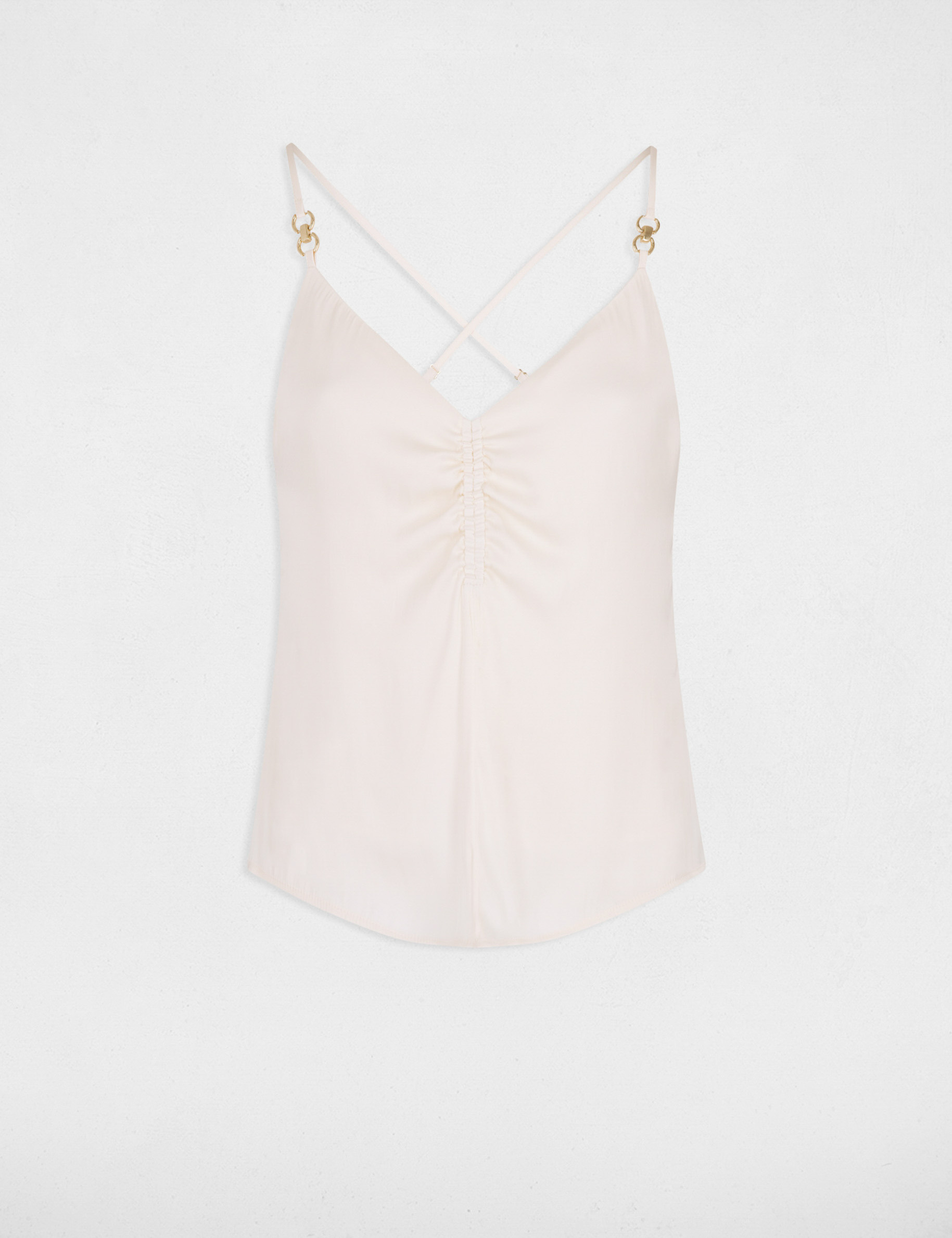 Cami with thin straps and shirring ladies' Cami with thin straps and shirring ladies'