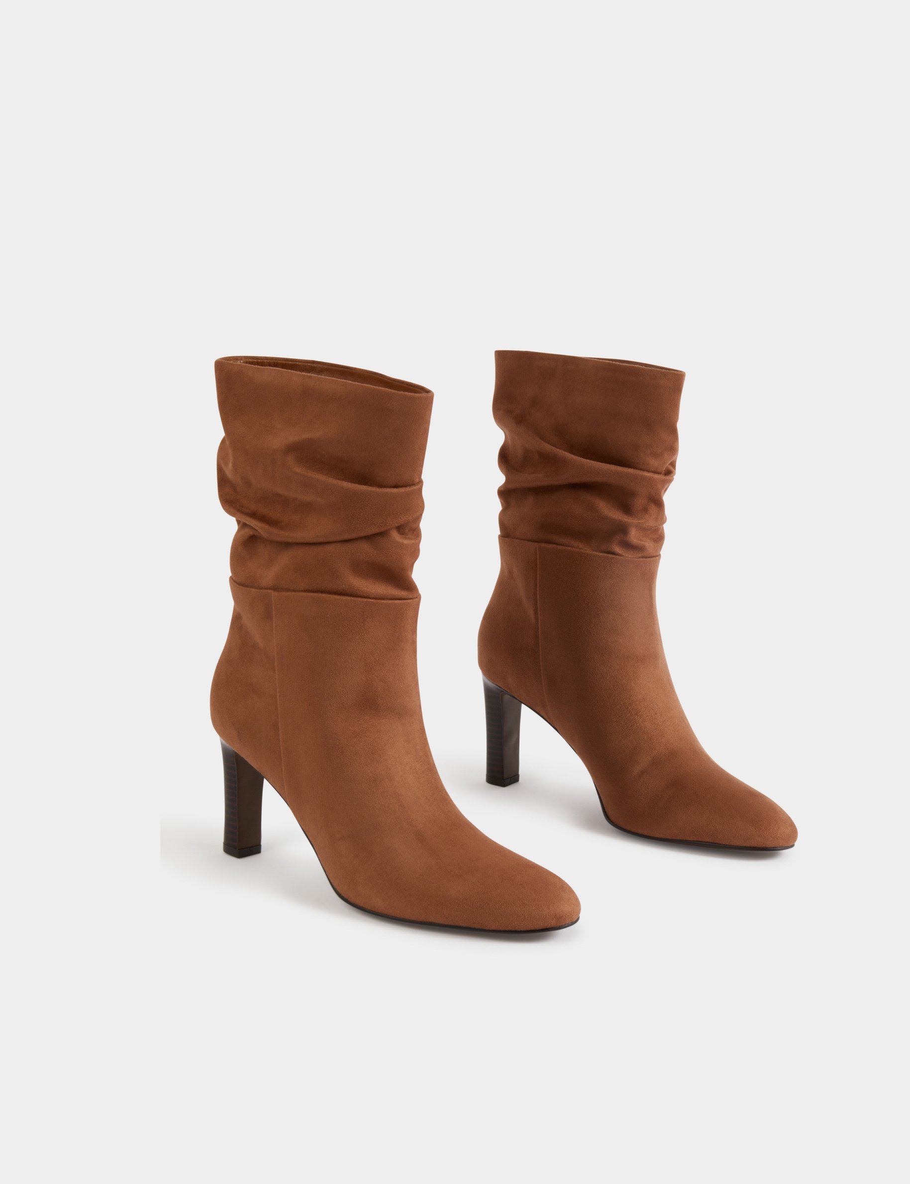 ruched boots beige women Ruched boots beige women