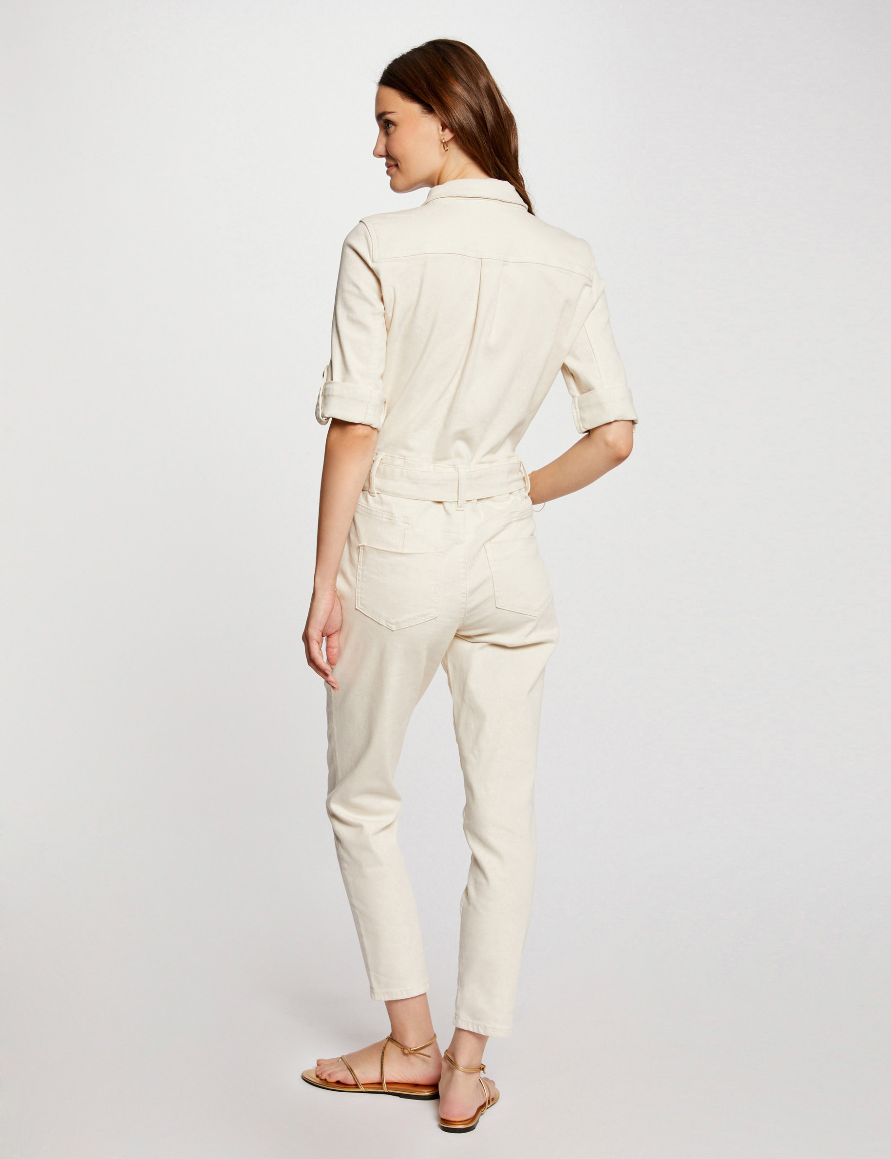 Ladies top utility jumpsuit