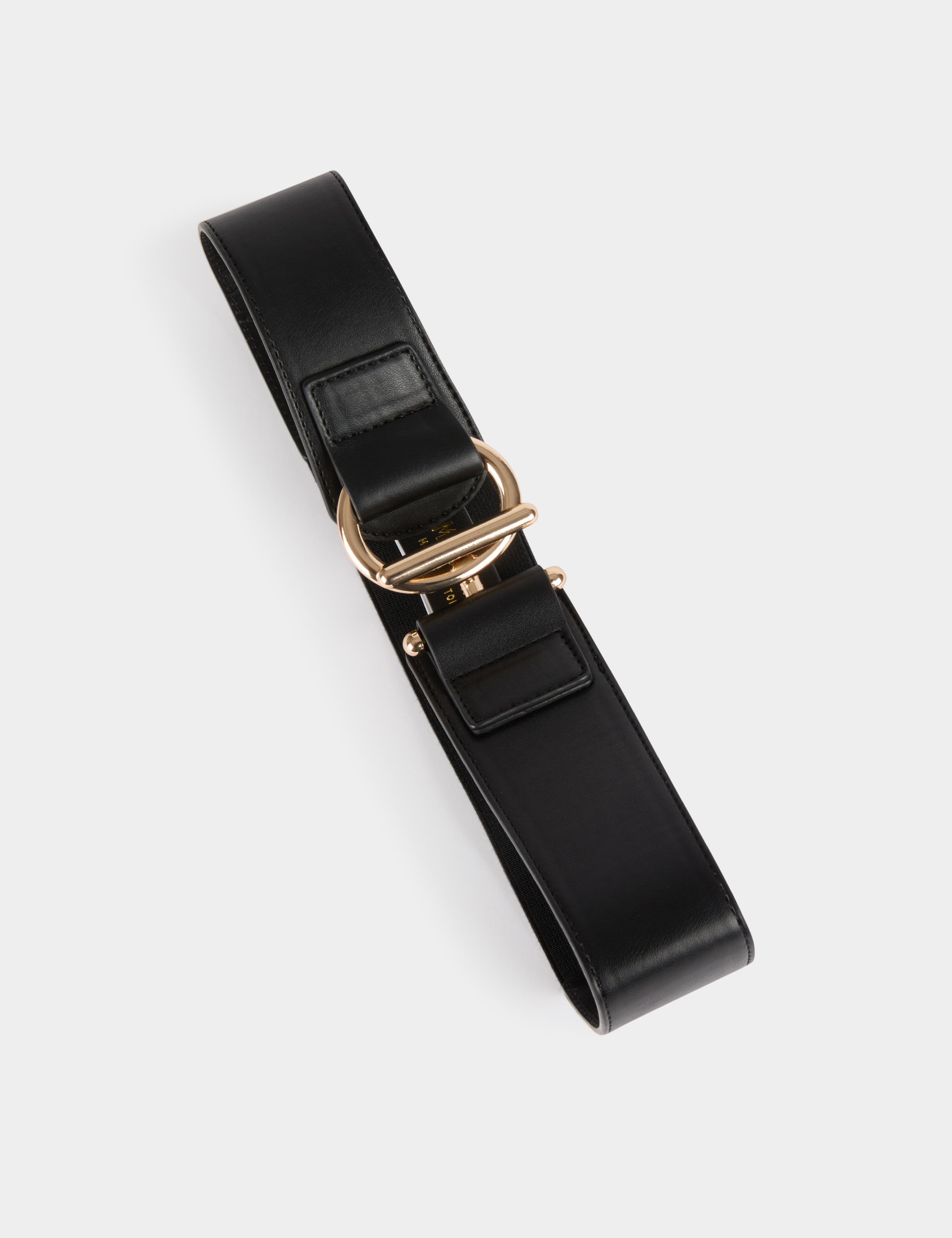 Ceinture élastiquée noir femme
