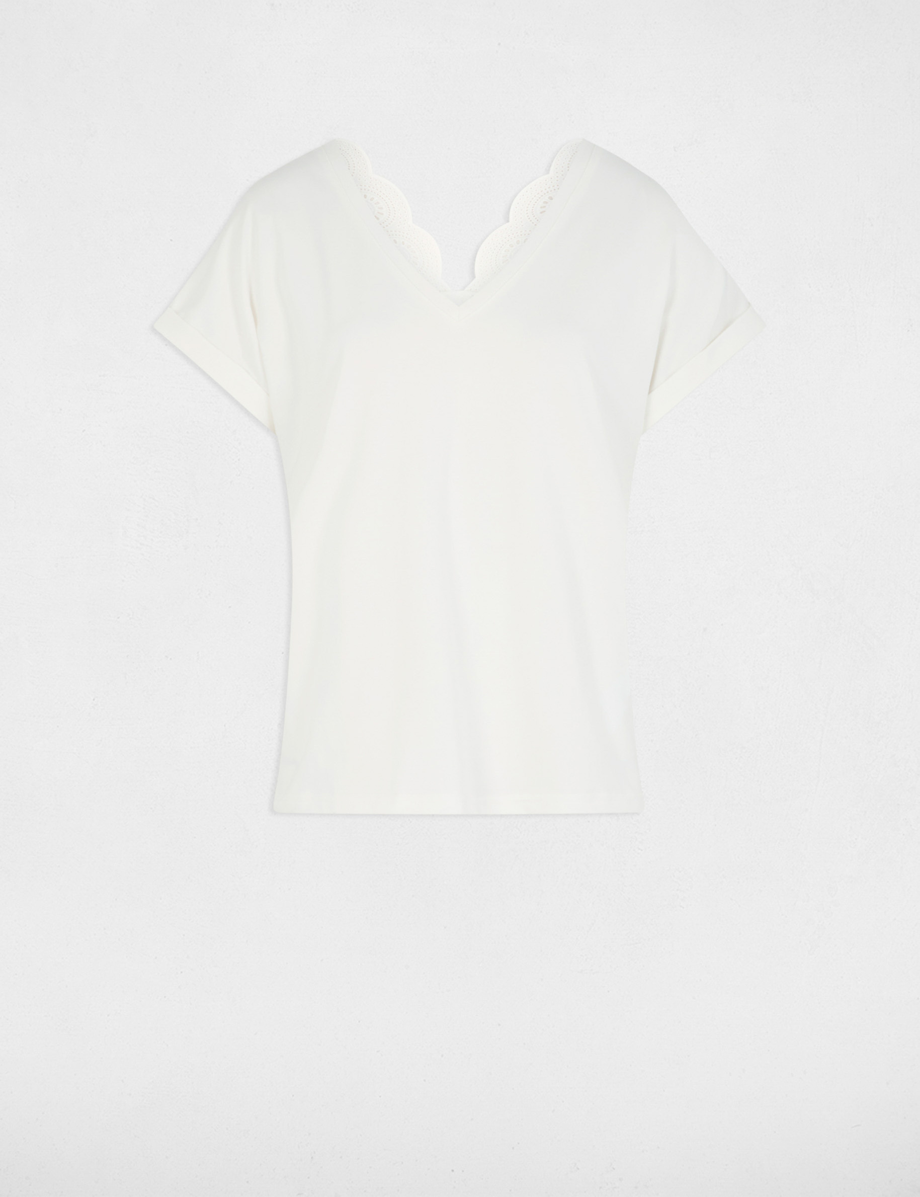 short sleeved t shirt white women Short-sleeved t-shirt white women
