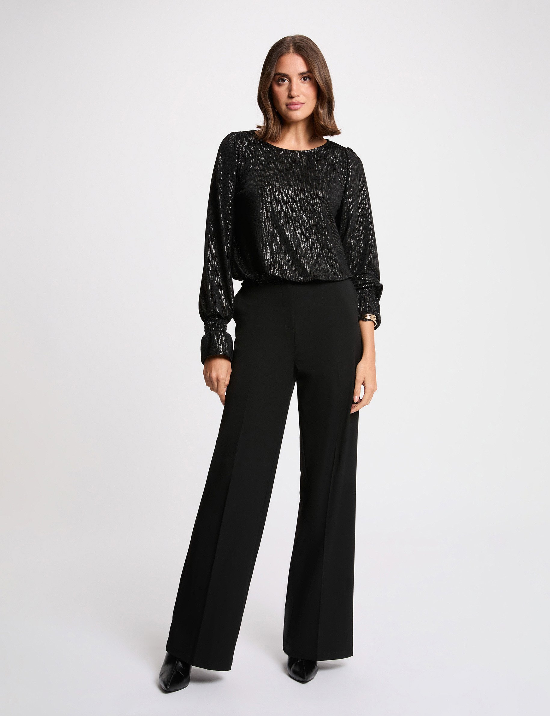 Long-sleeve t-shirt black women