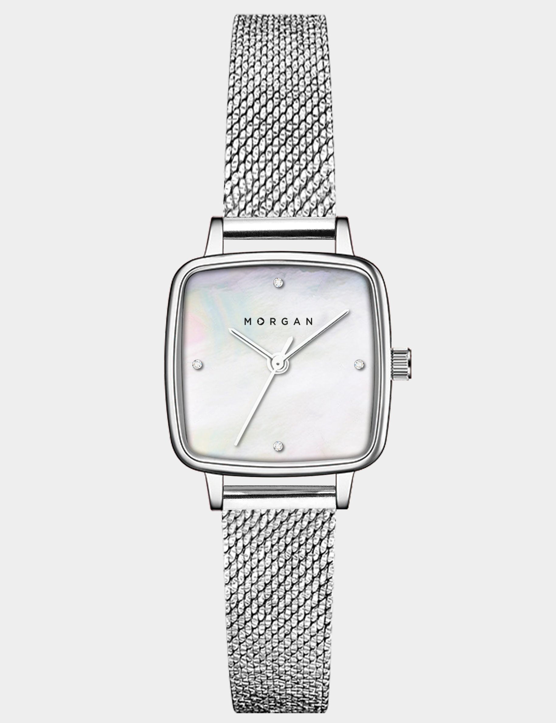 Watch silver color women