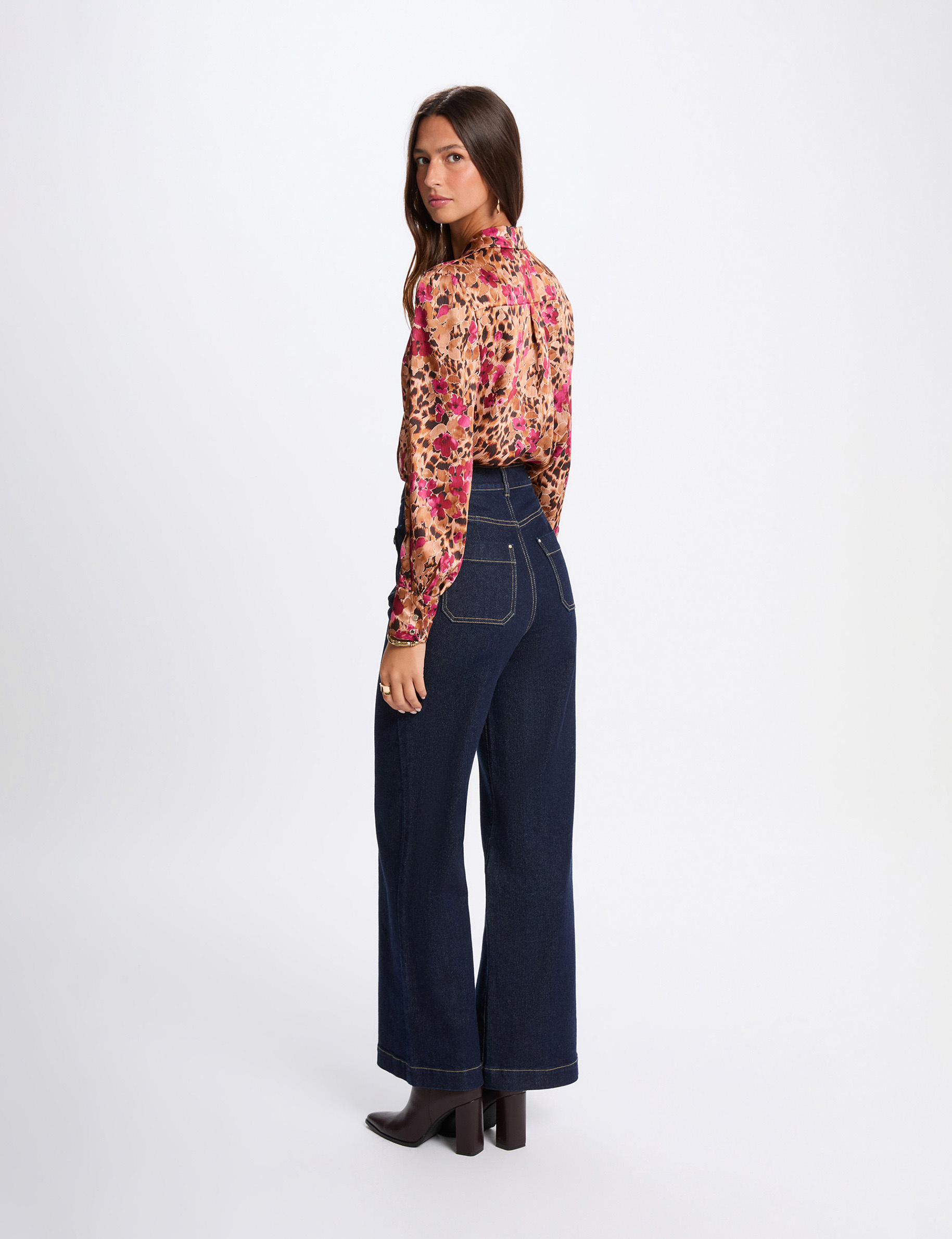 Fitted wrap shirt multicolor women