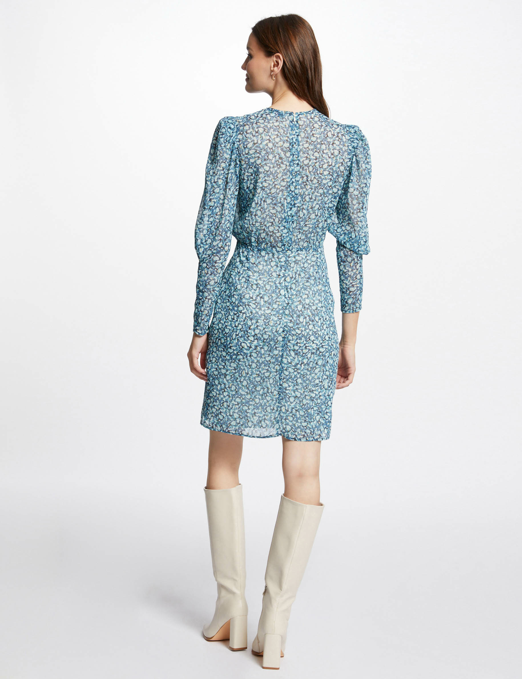 mini dress abstract print multicolored women Mini dress abstract print multicolored women