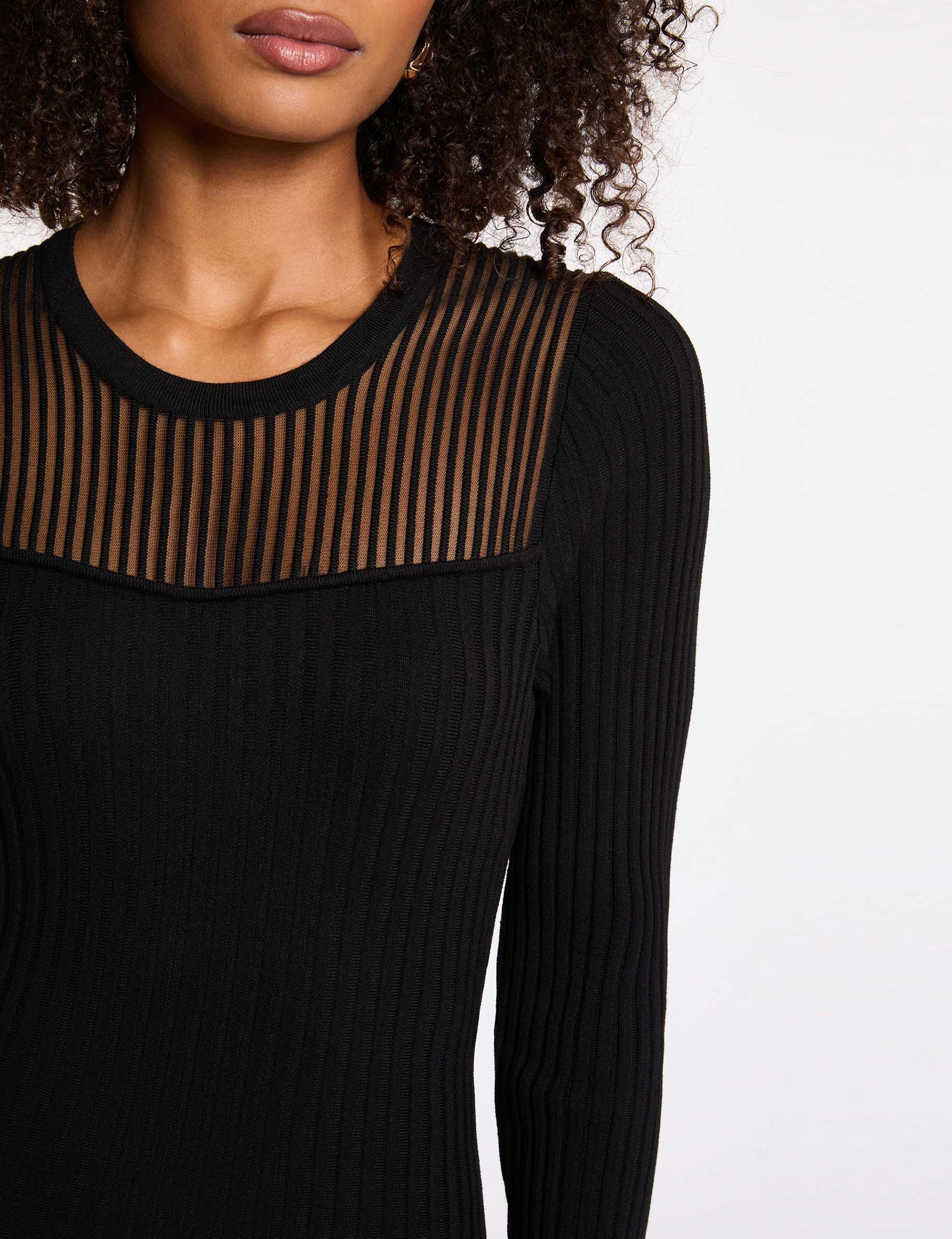 long openwork dress black women Long openwork dress black women