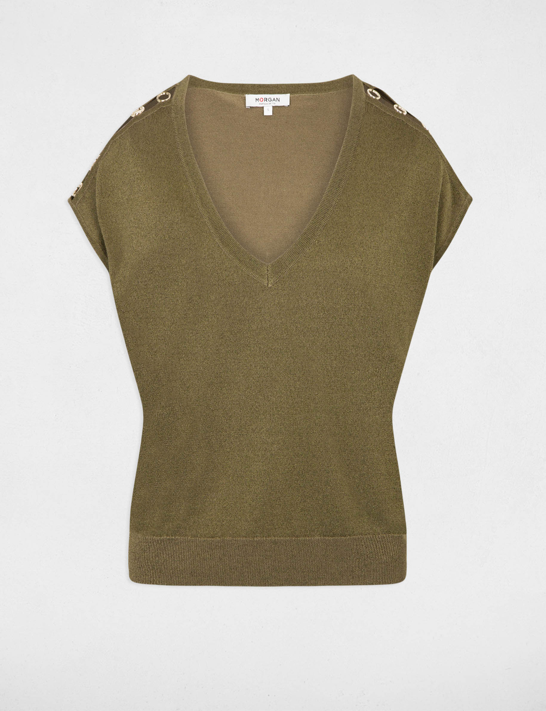 V neck jumper without sleeves sales