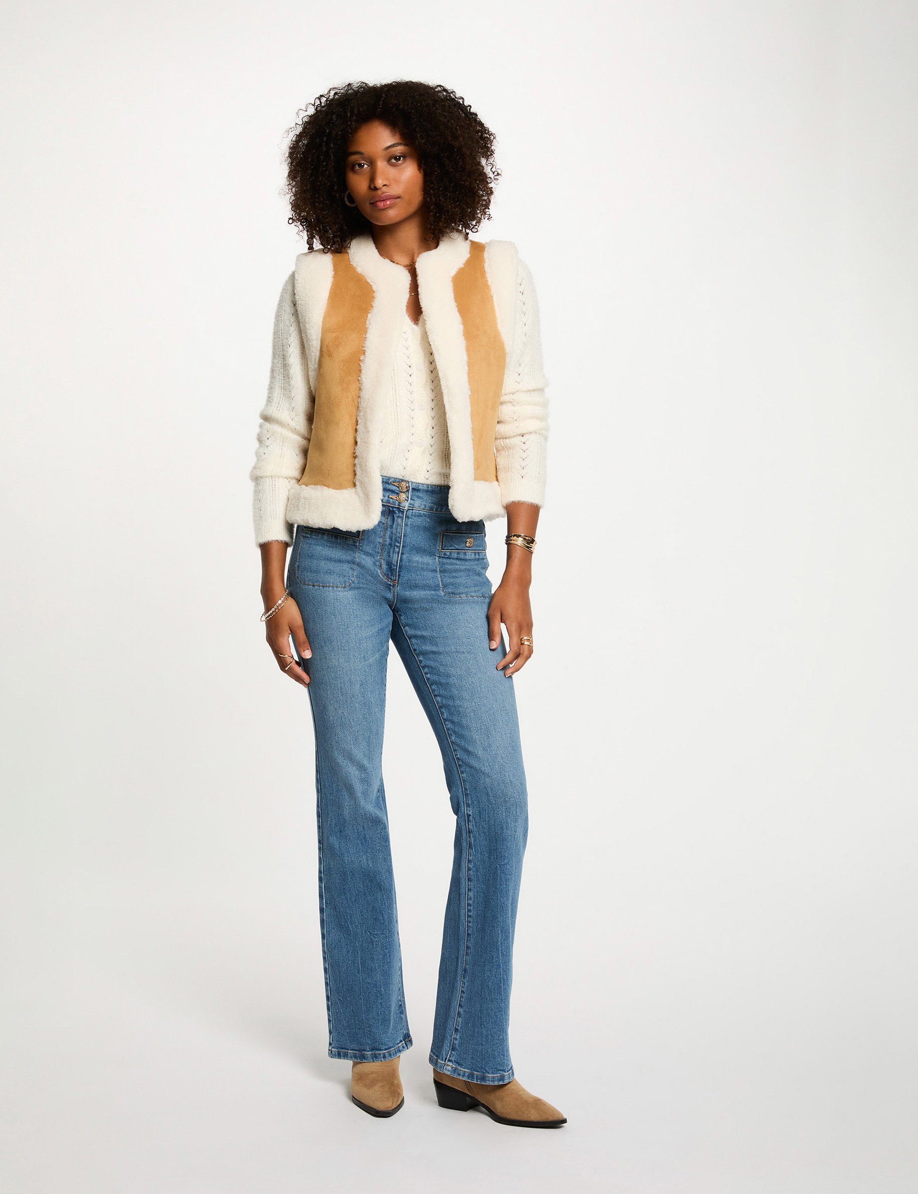 sleeveless straight jacket camel women Sleeveless straight jacket camel women