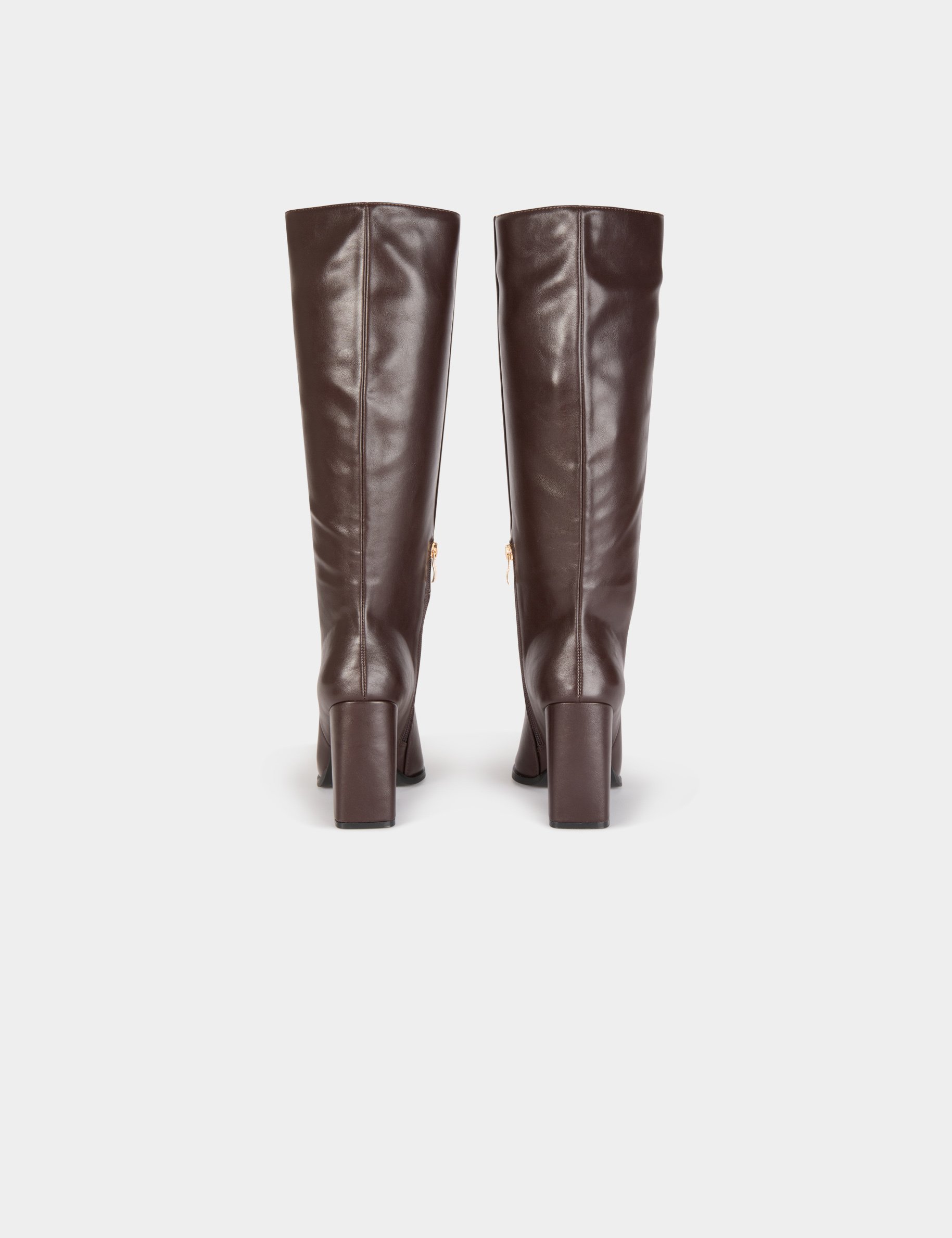 boots with heels and pointed toe dark brown women Boots with heels and pointed toe dark brown women