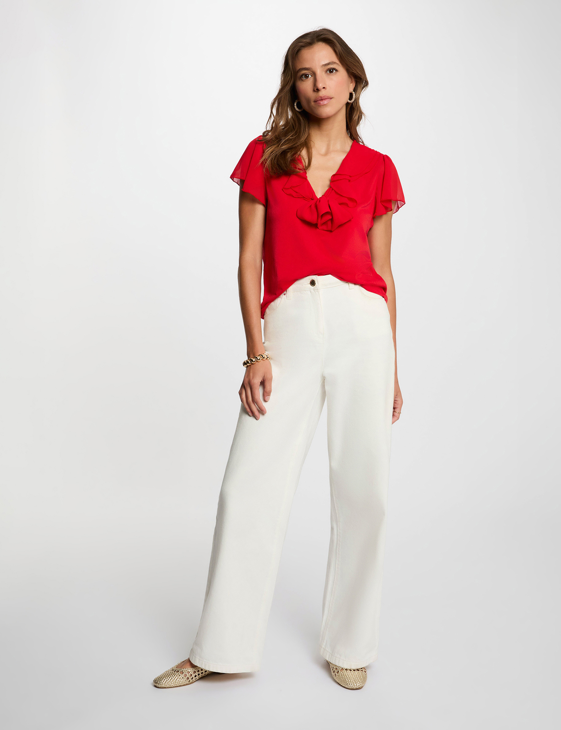 bright red women